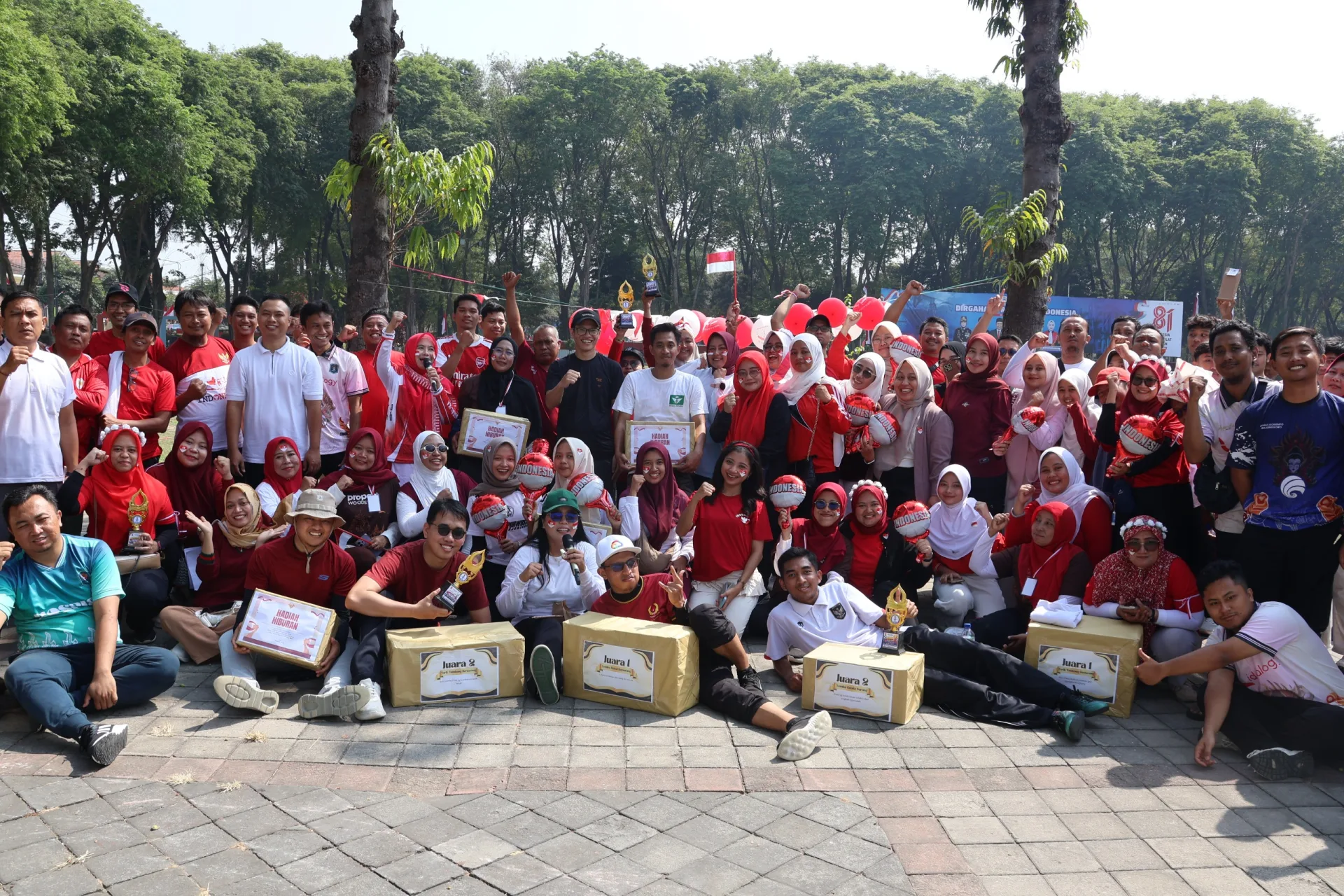 Seru dan Sportif, Dinkominfo Bojonegoro Gelar Beragam Lomba Semarakkan HUT Ke-81 Kemerdekaan RI (3)