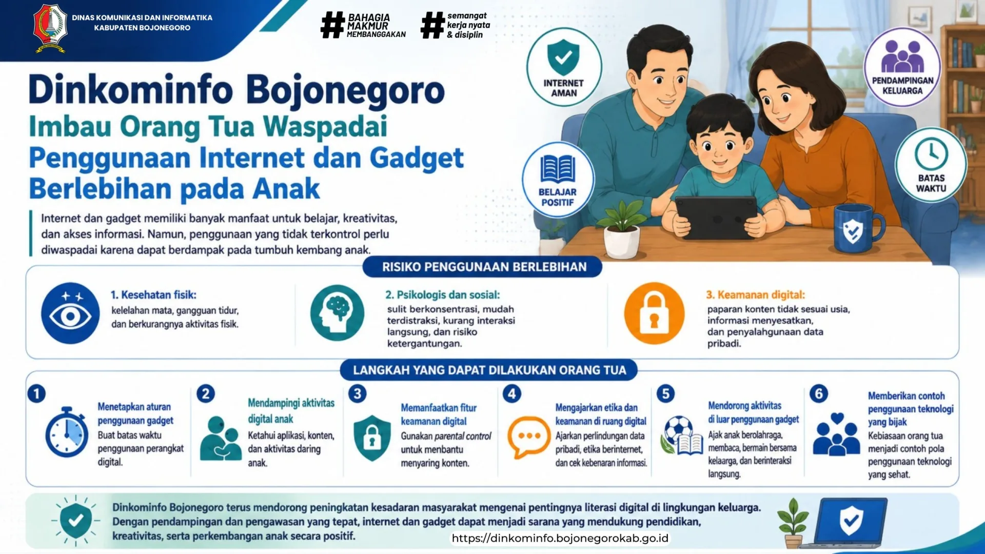 Dinkominfo Bojonegoro: Waspadai Penggunaan Internet dan Gadget Berlebihan pada Anak