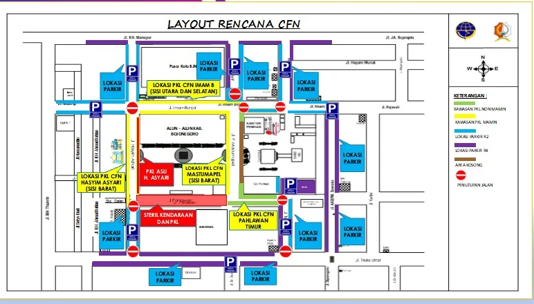 Yuk! Patuhi Rekayasa Lalu Lintas saat Bojonegoro Bahagia Car Free Night