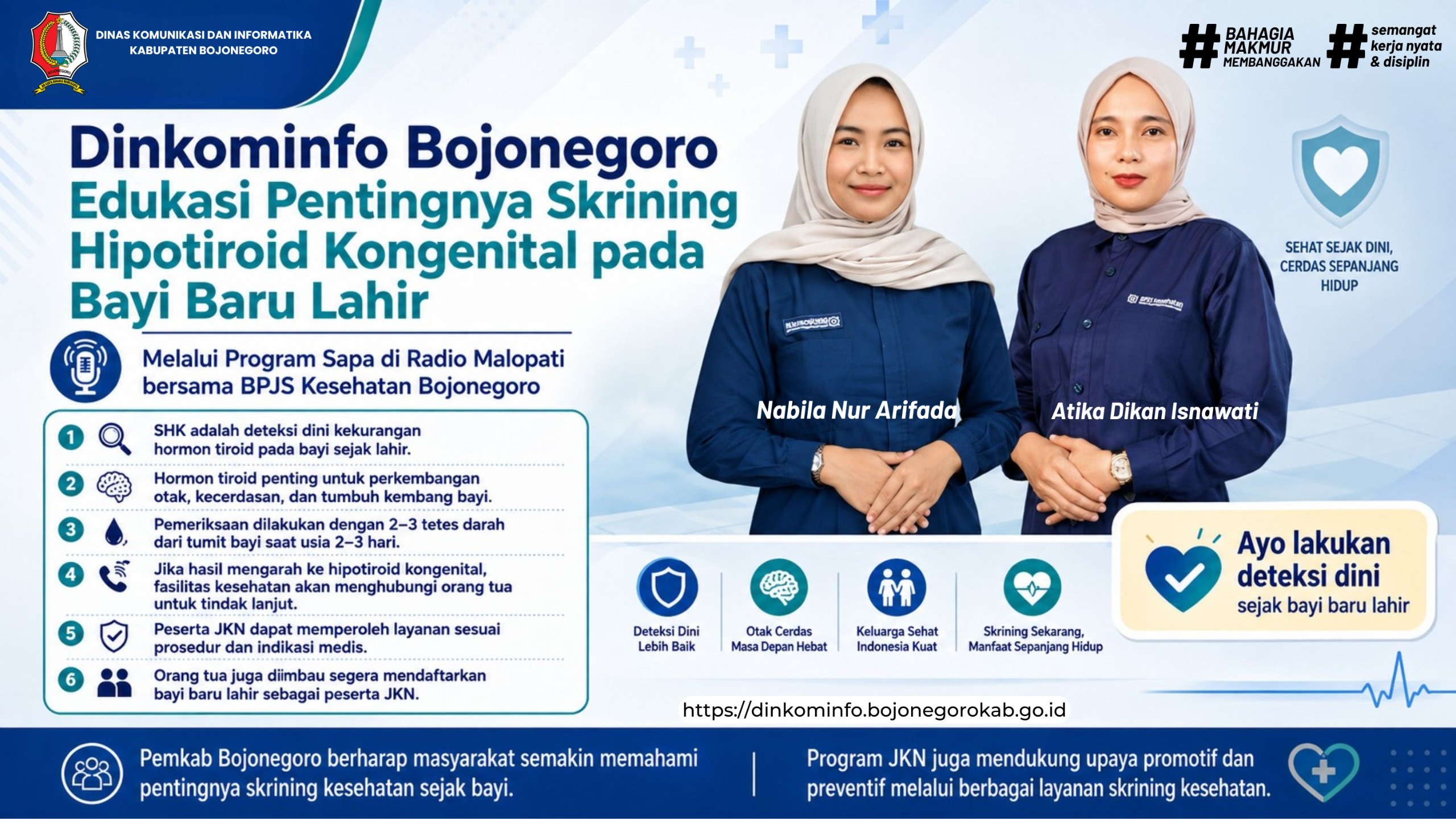 Talkshow Radio Bareng BPJS Kesehatan: Edukasi Pentingnya Skrining Hipotiroid Kongenital pada Bayi Baru Lahir