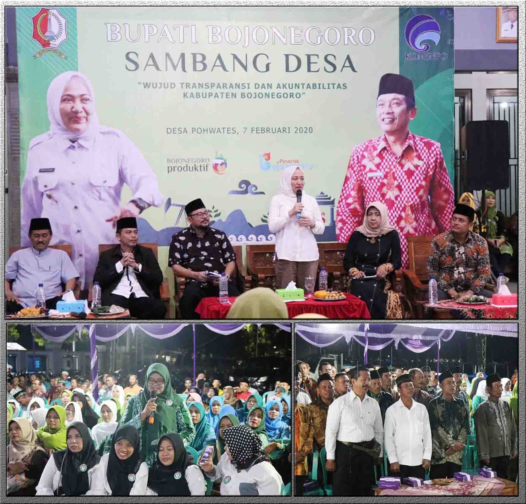 Sambang Desa Pohwates Kepohbaru, Wujud Transparansi dan Akuntabilitas Bojonegoro