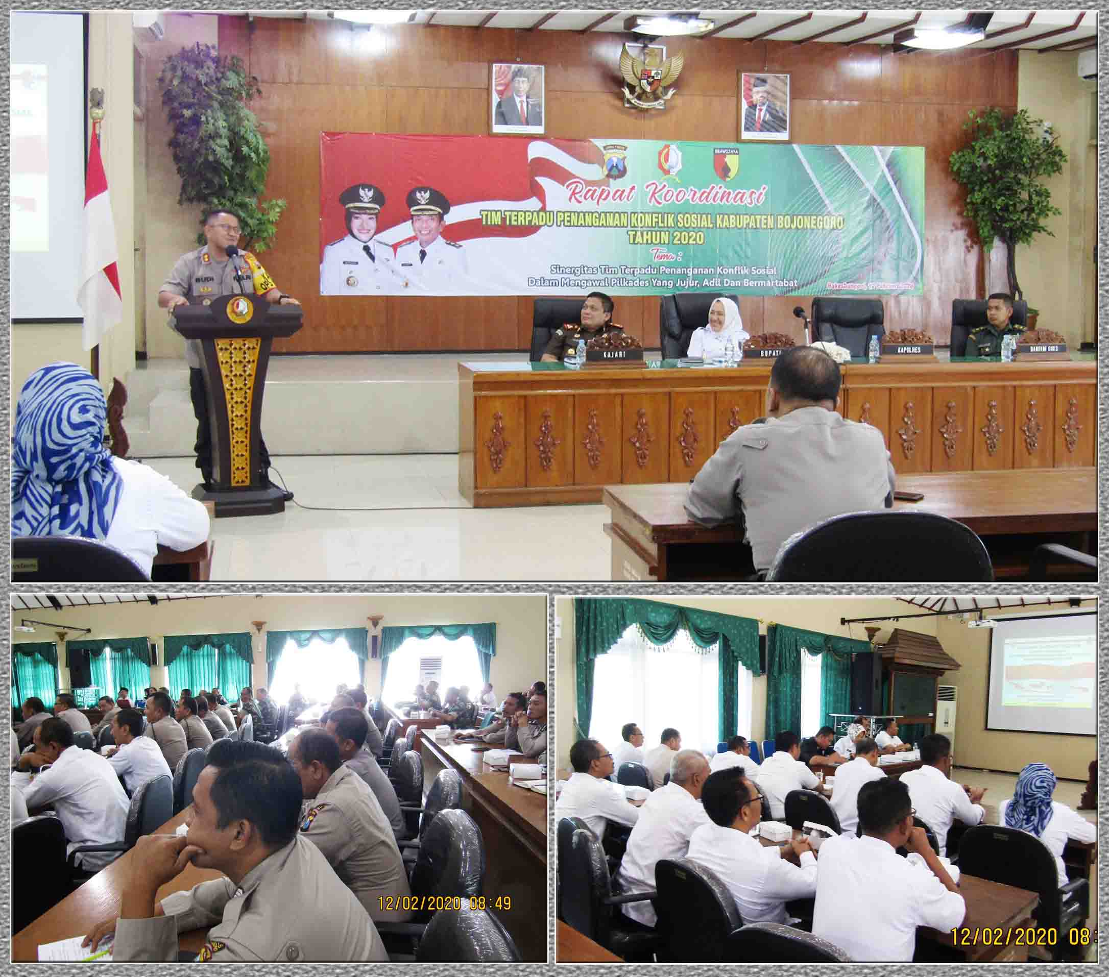 T2PKS Kab Bojonegoro Persiapkan Antisipasi Potensi Konflik Pilkades