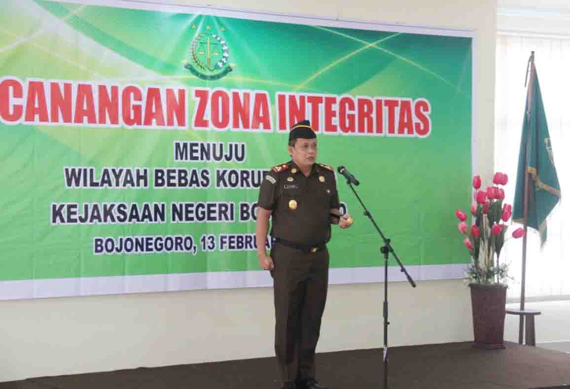 Bojonegoro Canangkan Zona Integritas Menuju Wilayah Bebas Korupsi