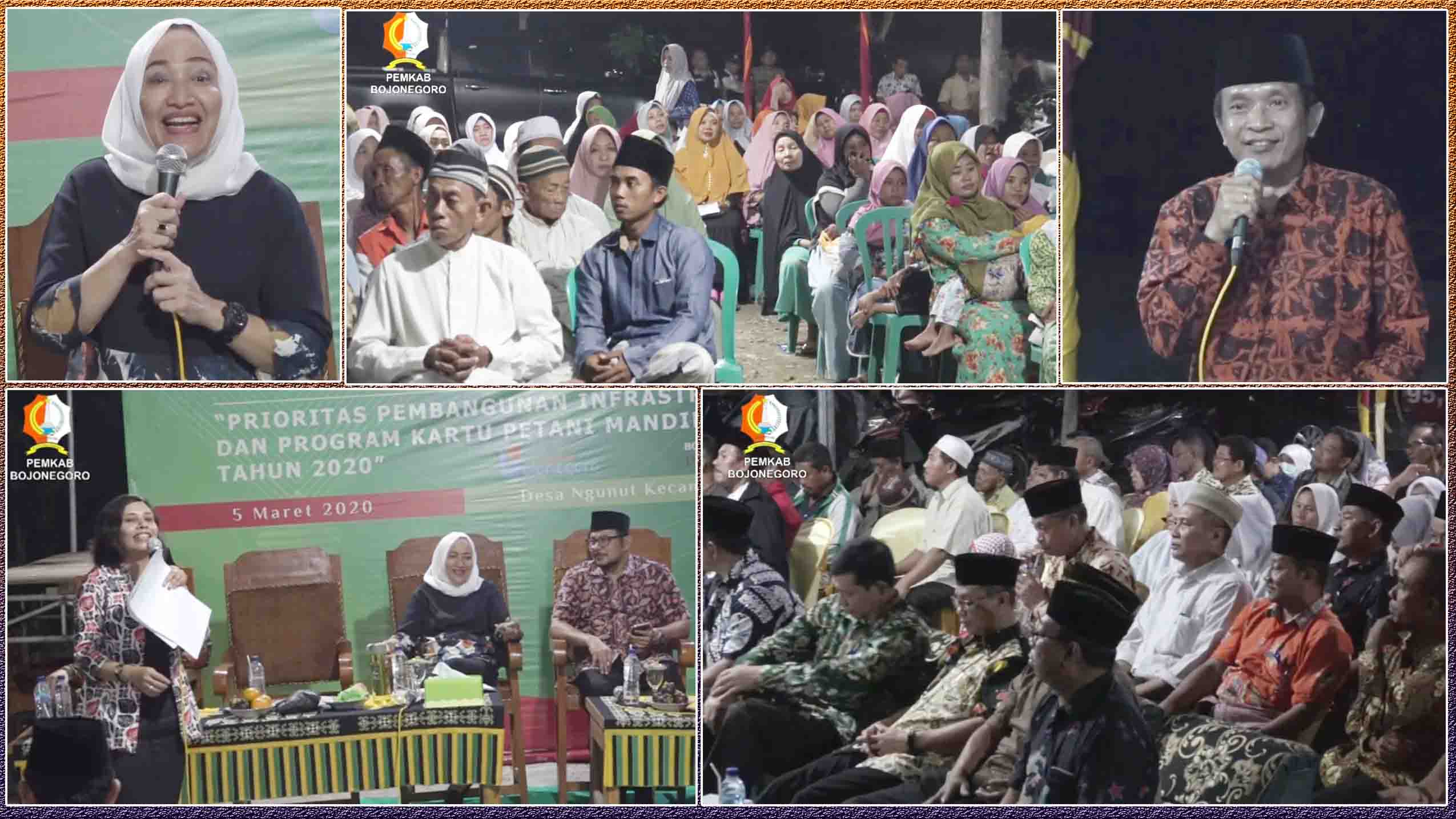 Bupati & Wakil Bupati Bojonegoro Sambang Desa Ngunut, Dander