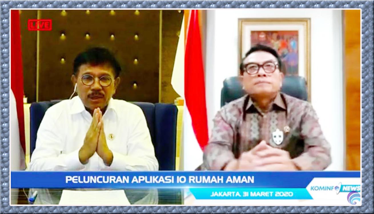 Gotong Royong Lawan Covid-19, KSP Didukung Kominfo Luncurkan Aplikasi 10 Rumah Aman