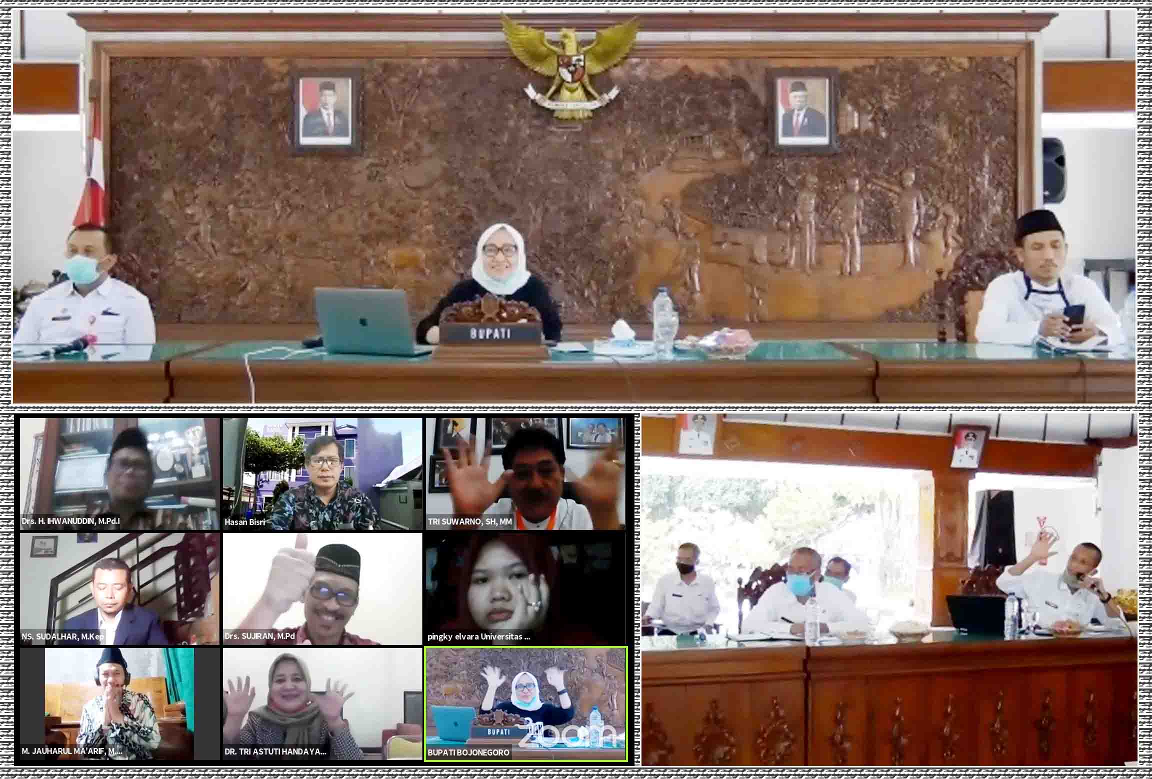 Lewat Ngobral Virtual Pemkab Bojonegoro Sosialisasikan Beasiswa Senilai Total 24,236 M