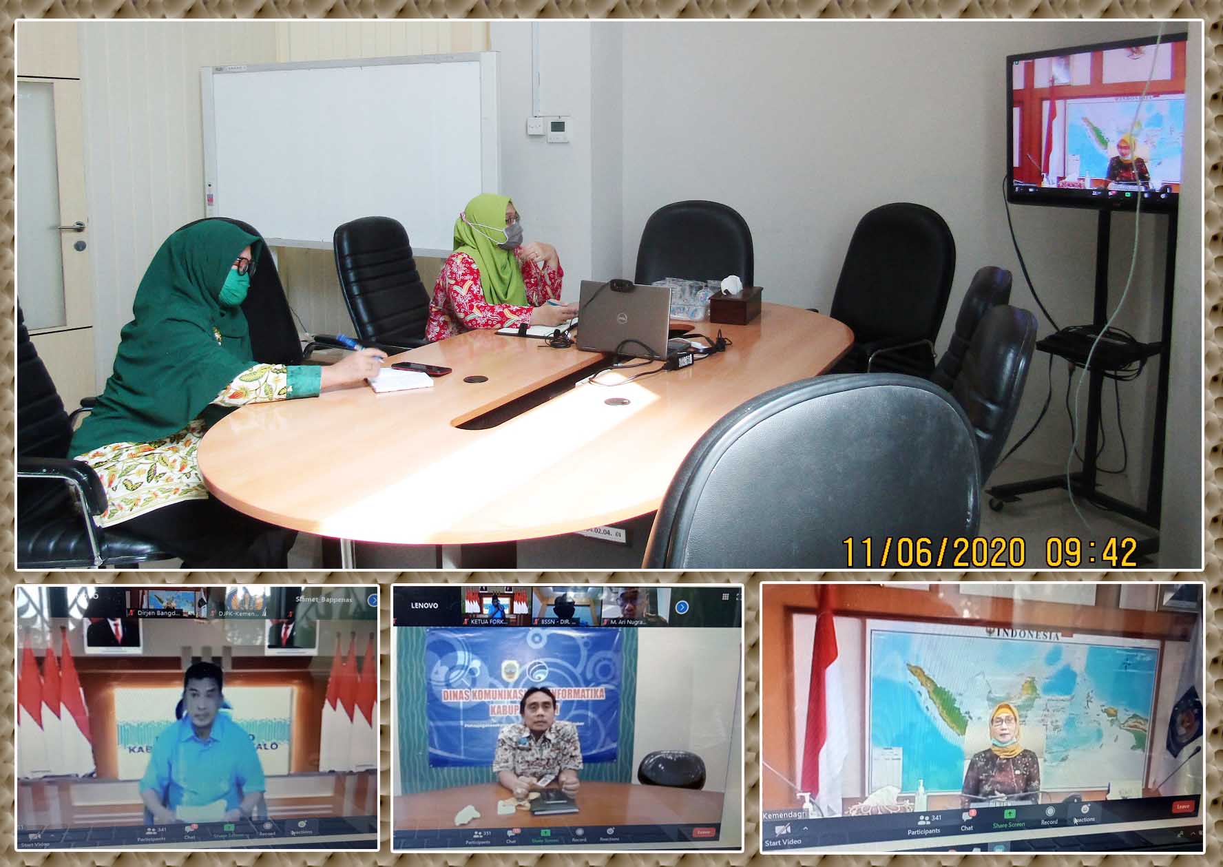 Vicon Forkasi : Sinergitas Pusat - Daerah dalam Urusan Kominfo, Statistik & Persandian
