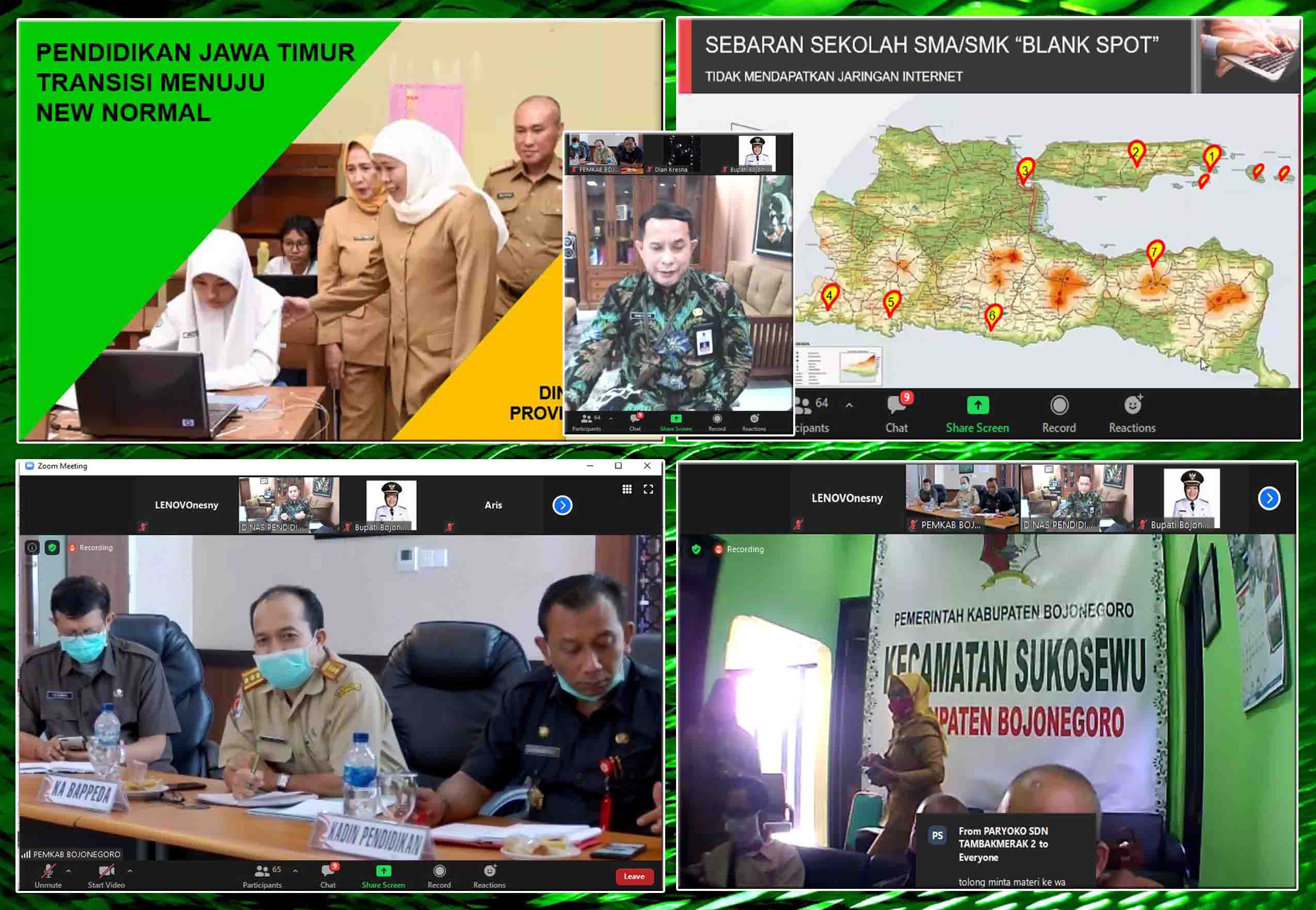 Pemkab dan DRD Bojonegoro Persiapkan Metode Pendidikan Menuju Adaptasi Kebiasaan Baru