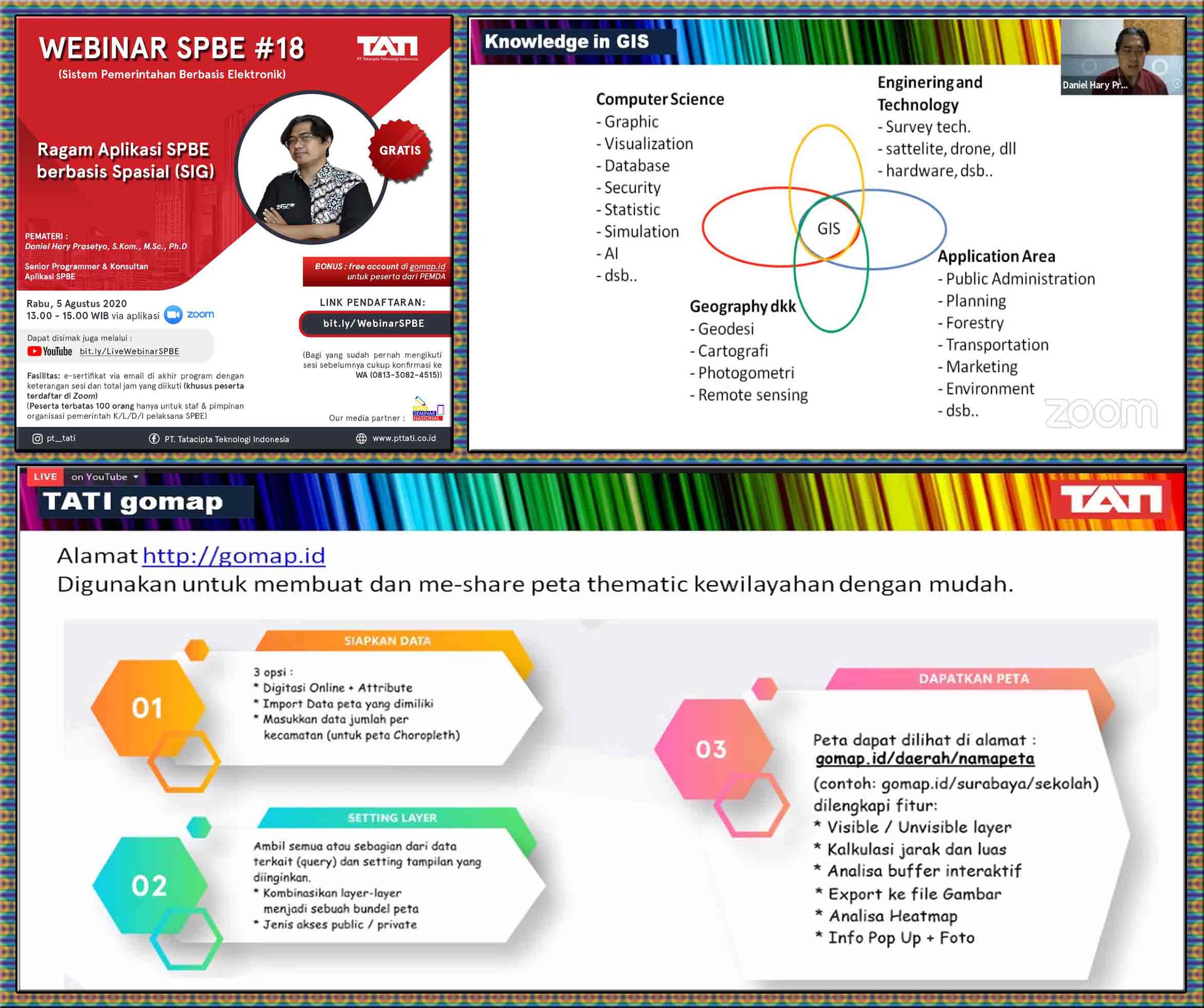 Webinar SPBE #18 : Ragam Aplikasi SPBE berbasis Spasial (SIG)