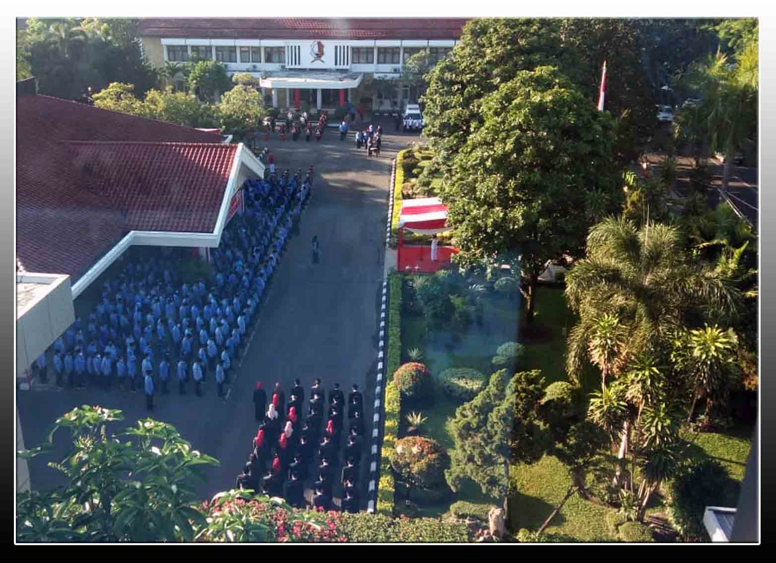 ASN Pemkab Bojonegoro Ikuti Upacara HUT ke-75 Kemerdekaan RI dengan Mematuhi Protokol Kesehatan