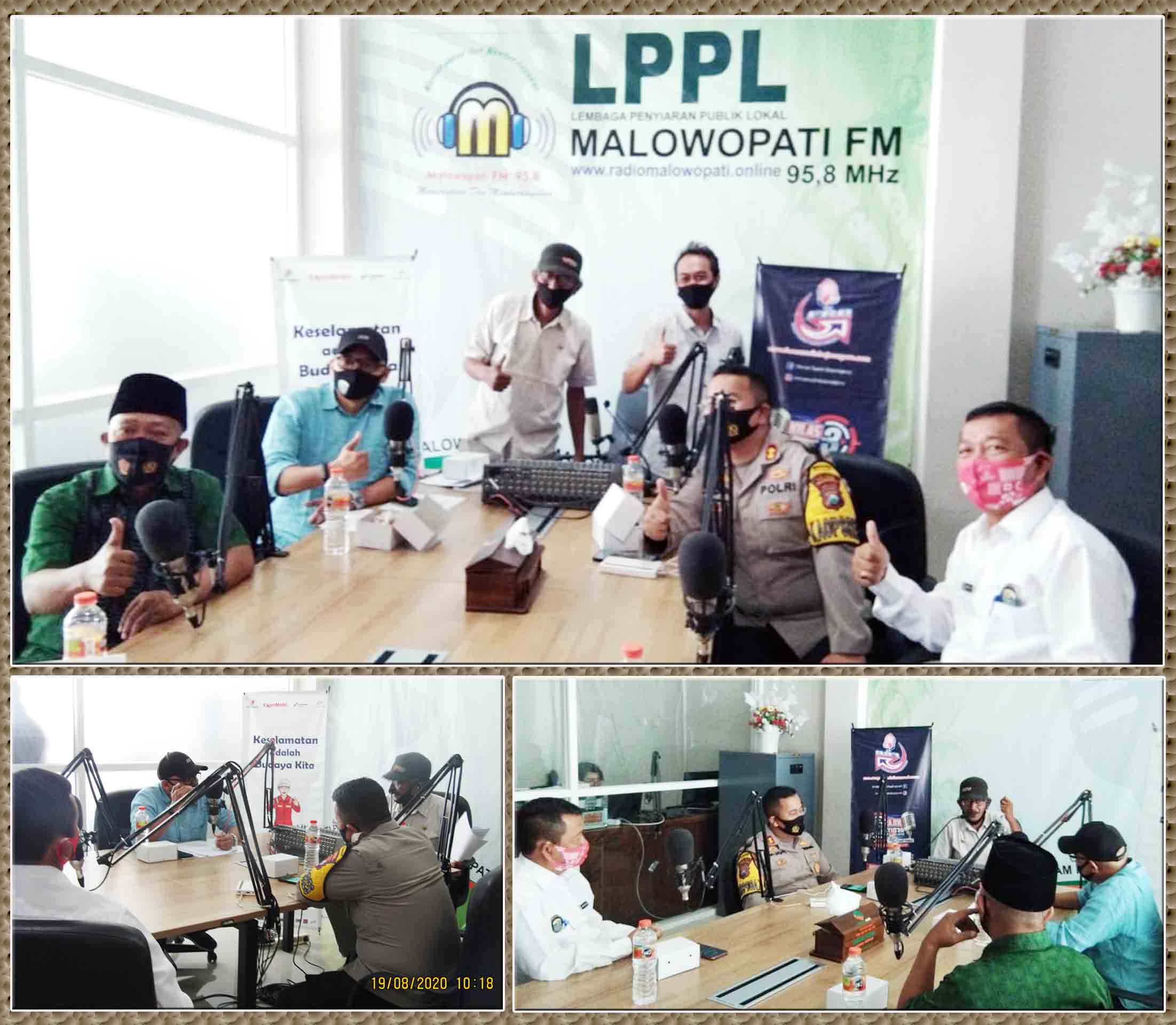 Bingkai Malowopati FM bersama FRB Terus Sosialisasikan Kampung Tangguh