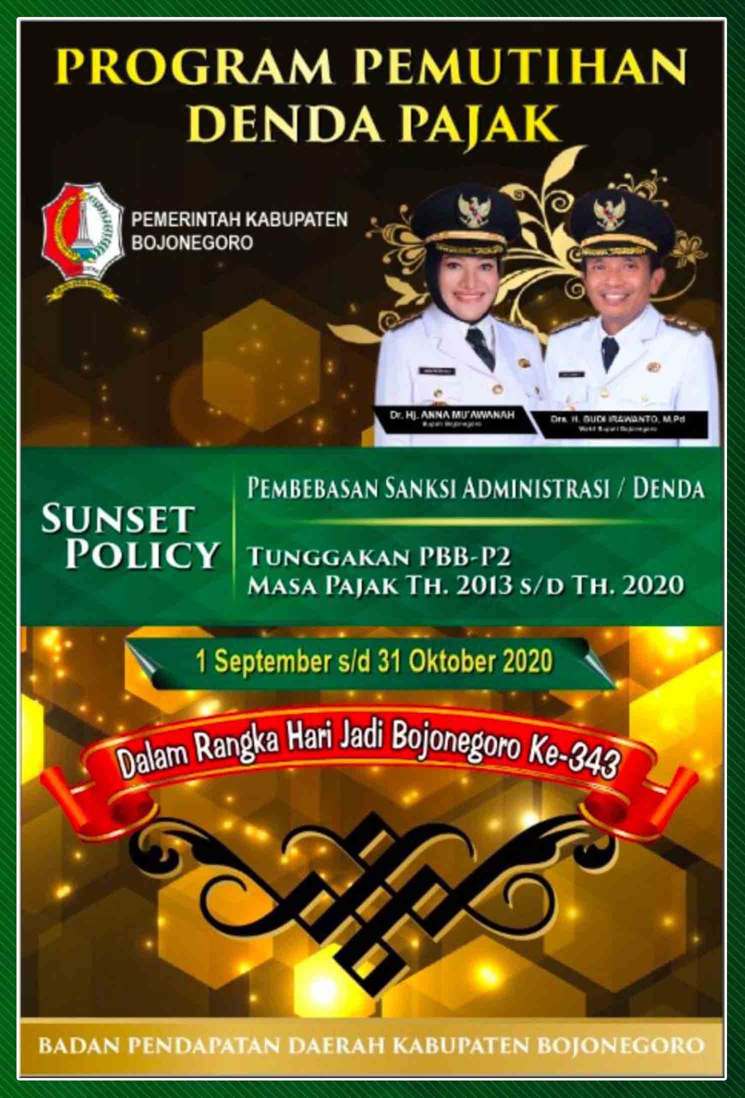 Pemkab Bojonegoro Gelar Program Pemutihan Denda PBB-P2