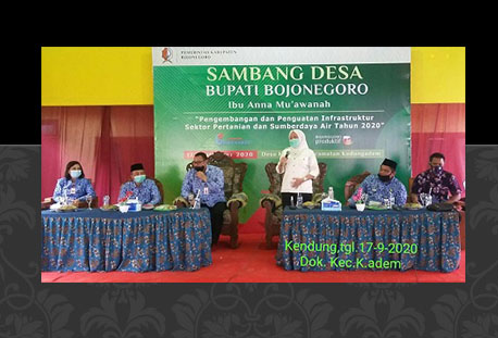 Pengembangan & Penguatan Infrastruktur Pertanian & Sumberdaya Air 2020 di Desa Kendung Kedungadem