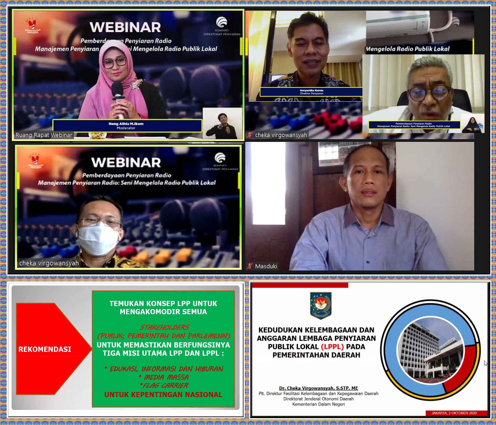 Webinar Seni Mengelola Radio Publik Lokal agar ‘Healthy Inside & Fresh Outside’