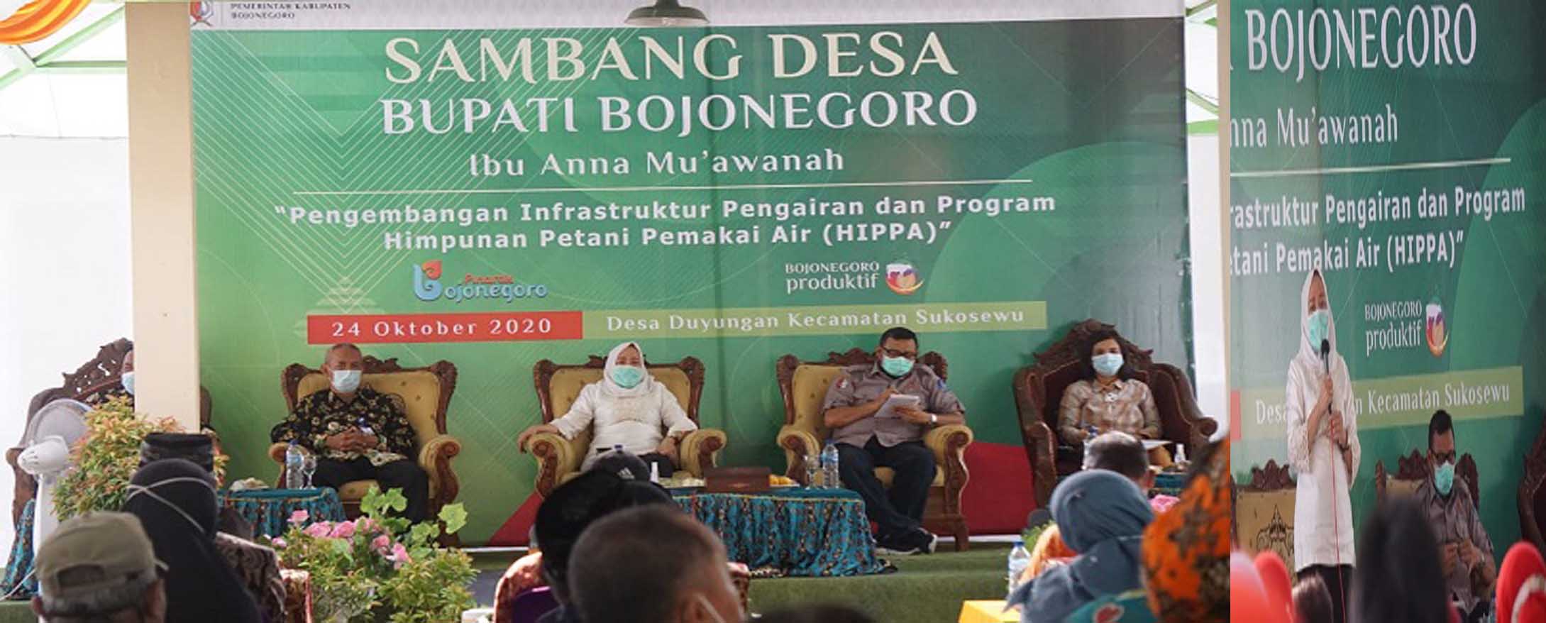 Sambang Desa : Pengembangan Infrastruktur Pengairan dan Program Himpunan Petani Pemakai Air (HIPPA)