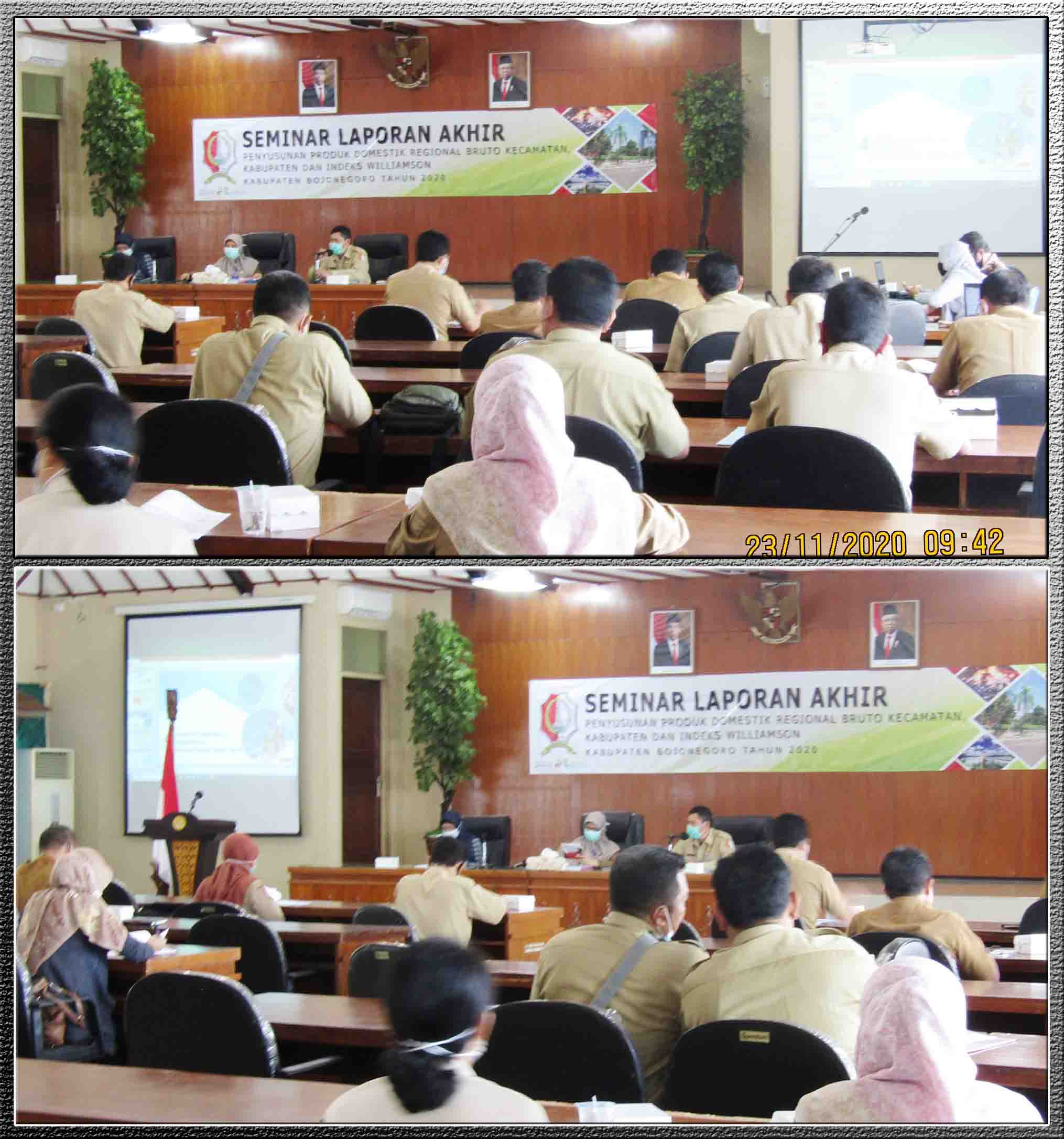 Pemkab Bojonegoro Gelar Seminar Penyusunan PDRB & Index Williamson 2020
