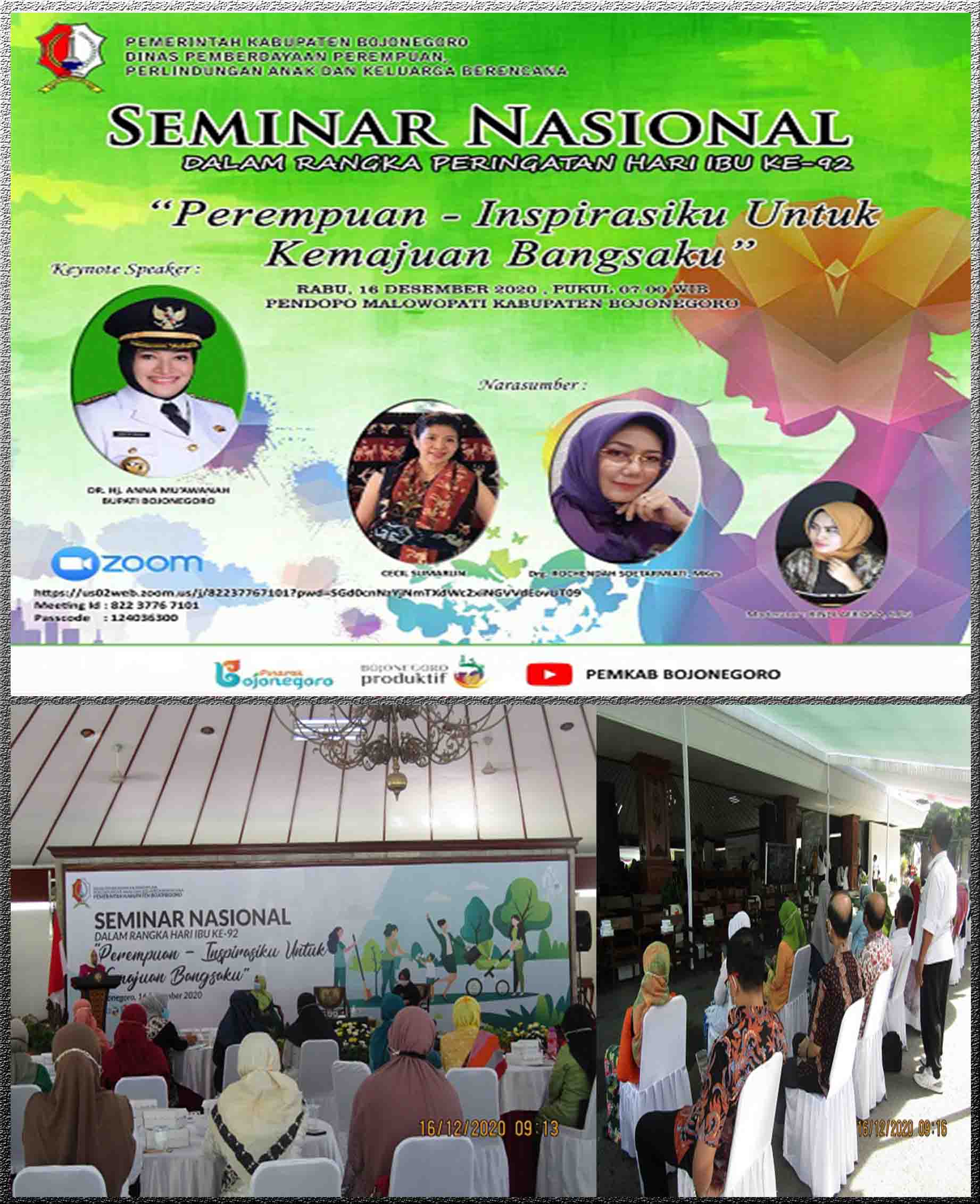 Webinar Peringatan Hari Ibu ke-92 “Perempuan Berdaya, Indonesia Maju”