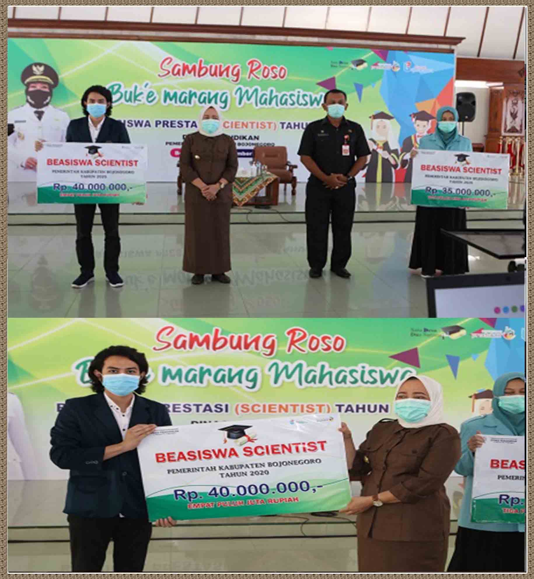 Bupati Bojonegoro Sapa 80 Mahasiswa Penerima Beasiswa Scientist