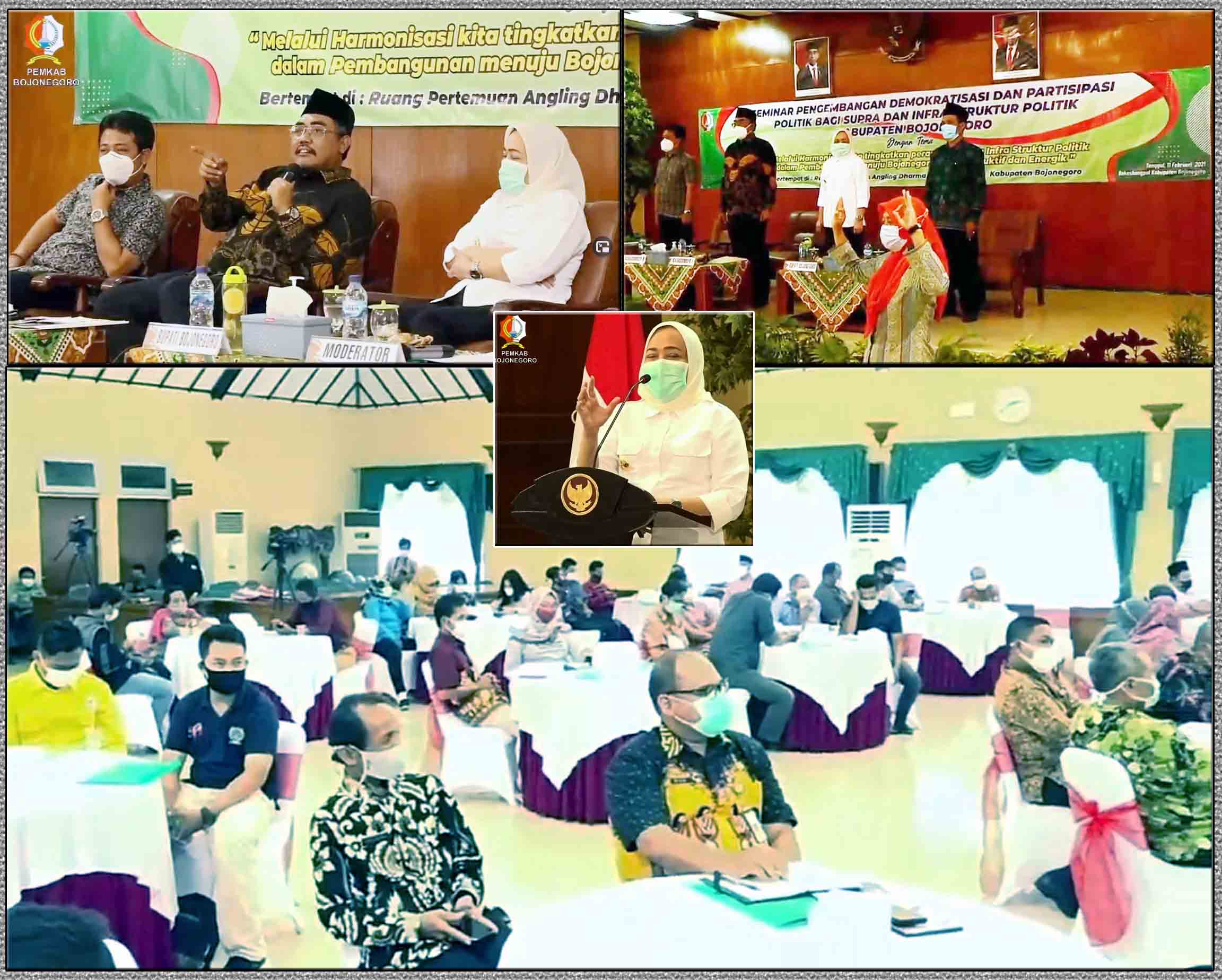 Pemkab Gelar Seminar Pengembangan Demokratisasi & Partisipasi Politik Bagi Supra & Infra Struktur
