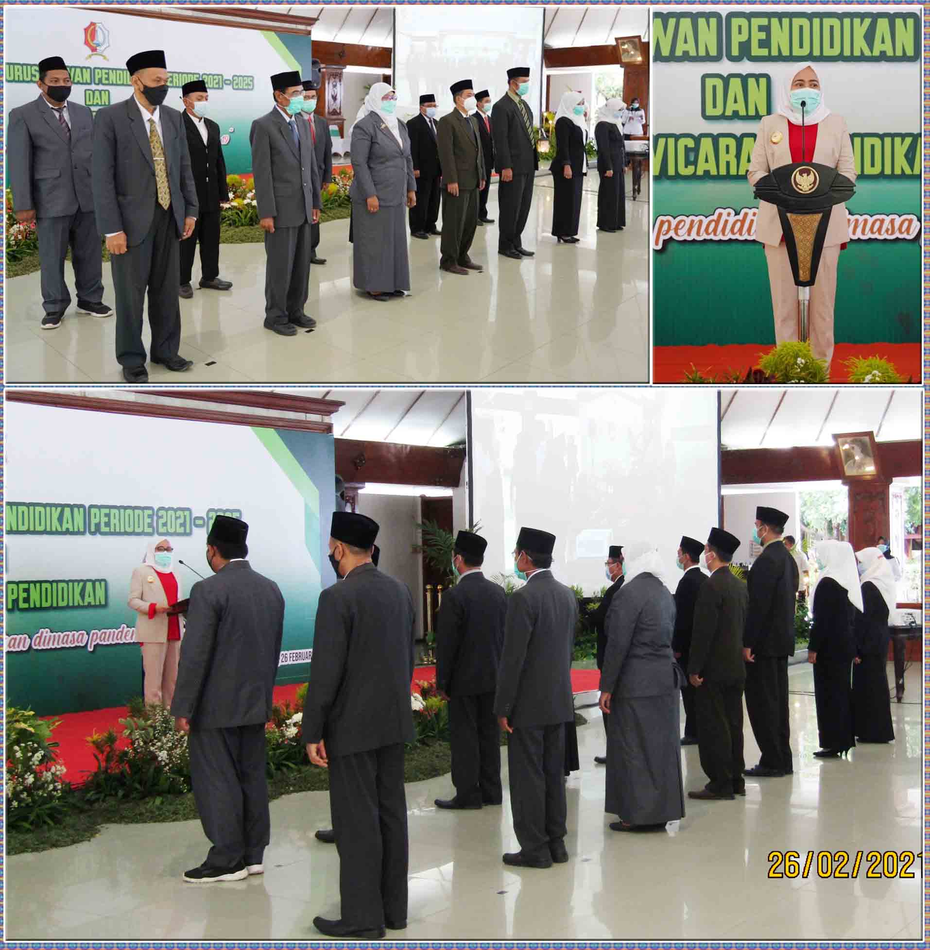 Bupati Bojonegoro Kukuhkan Pengurus Dewan Pendidikan Periode 2021-2025