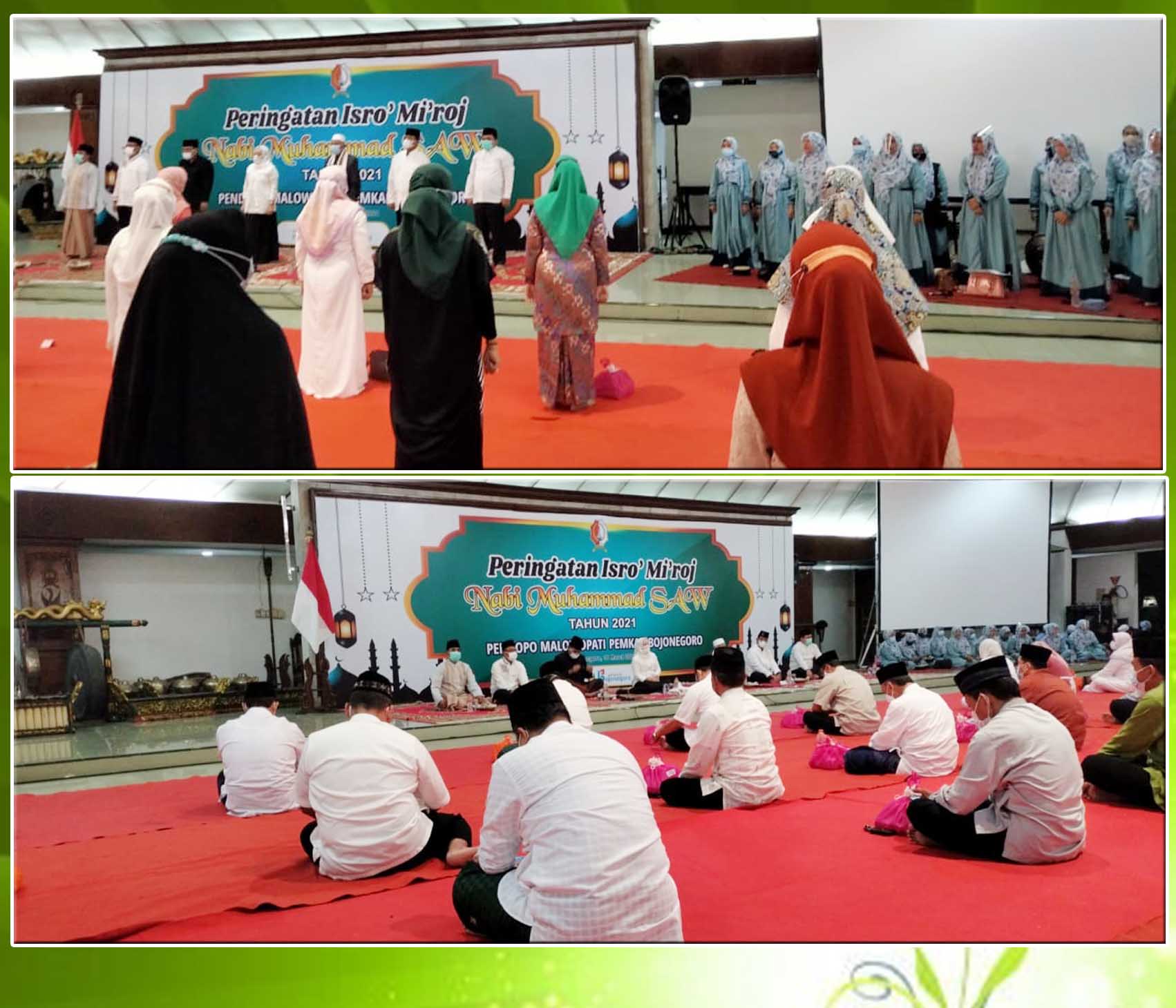 Pemkab Bojonegoro Peringati Isra’ Mi’raj Nabi Muhammad SAW dengan Tetap Jalankan 3M
