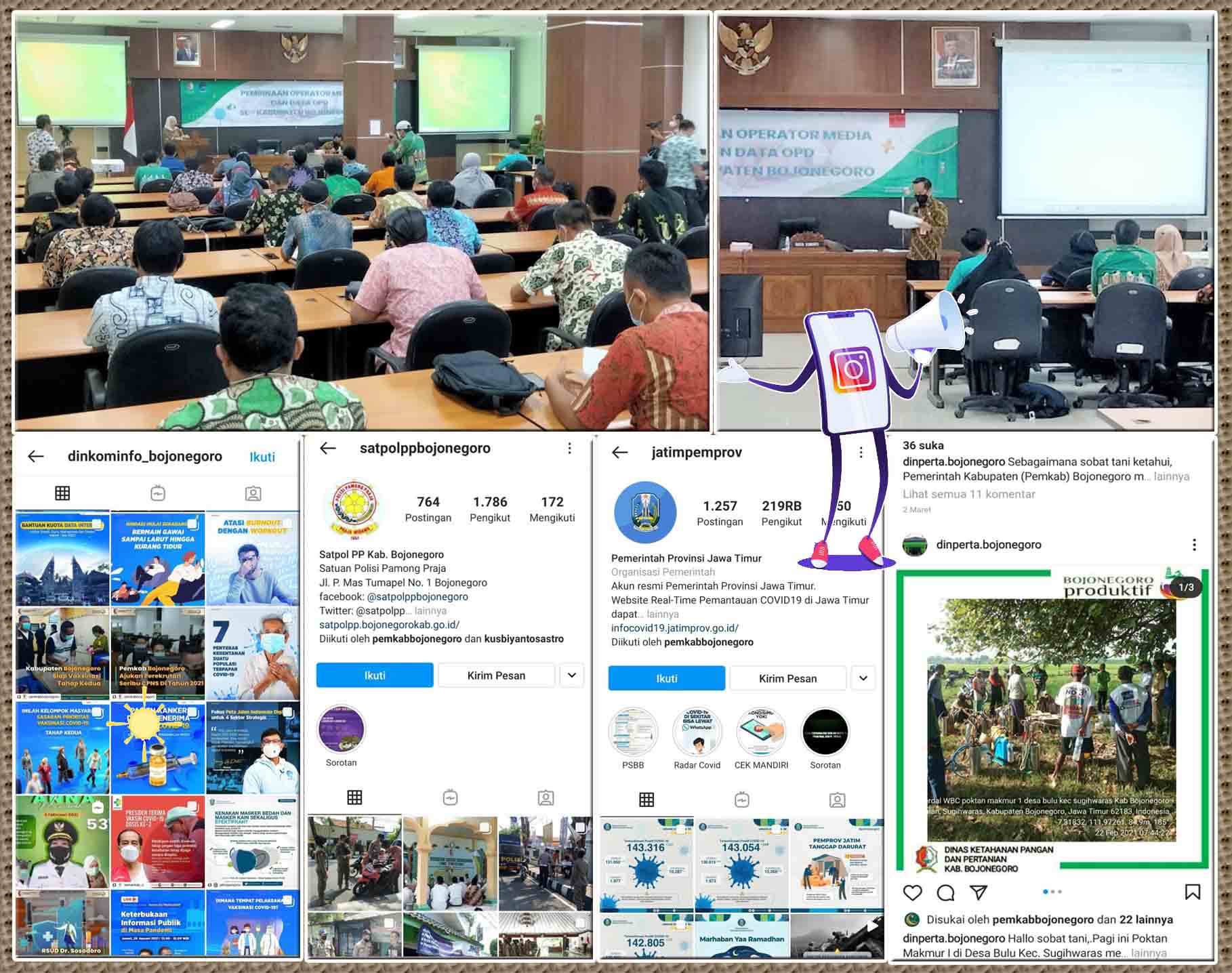 Tingkatkan Kualitas Medsos & Web OPD, Pemkab Bojonegoro Lakukan Pembinaan Operator