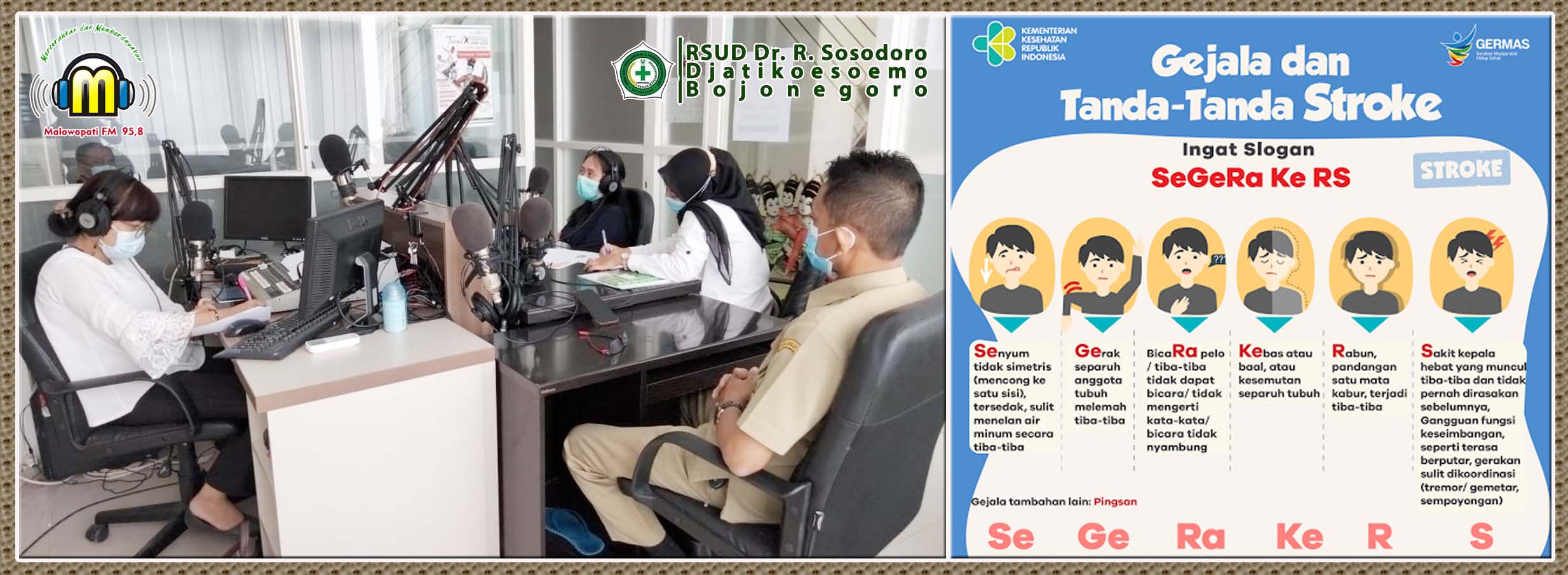 Ayo Mas Bro Kenali dan Cegah Stroke, Bersama RSUD Sosodoro Djatikoesoemo