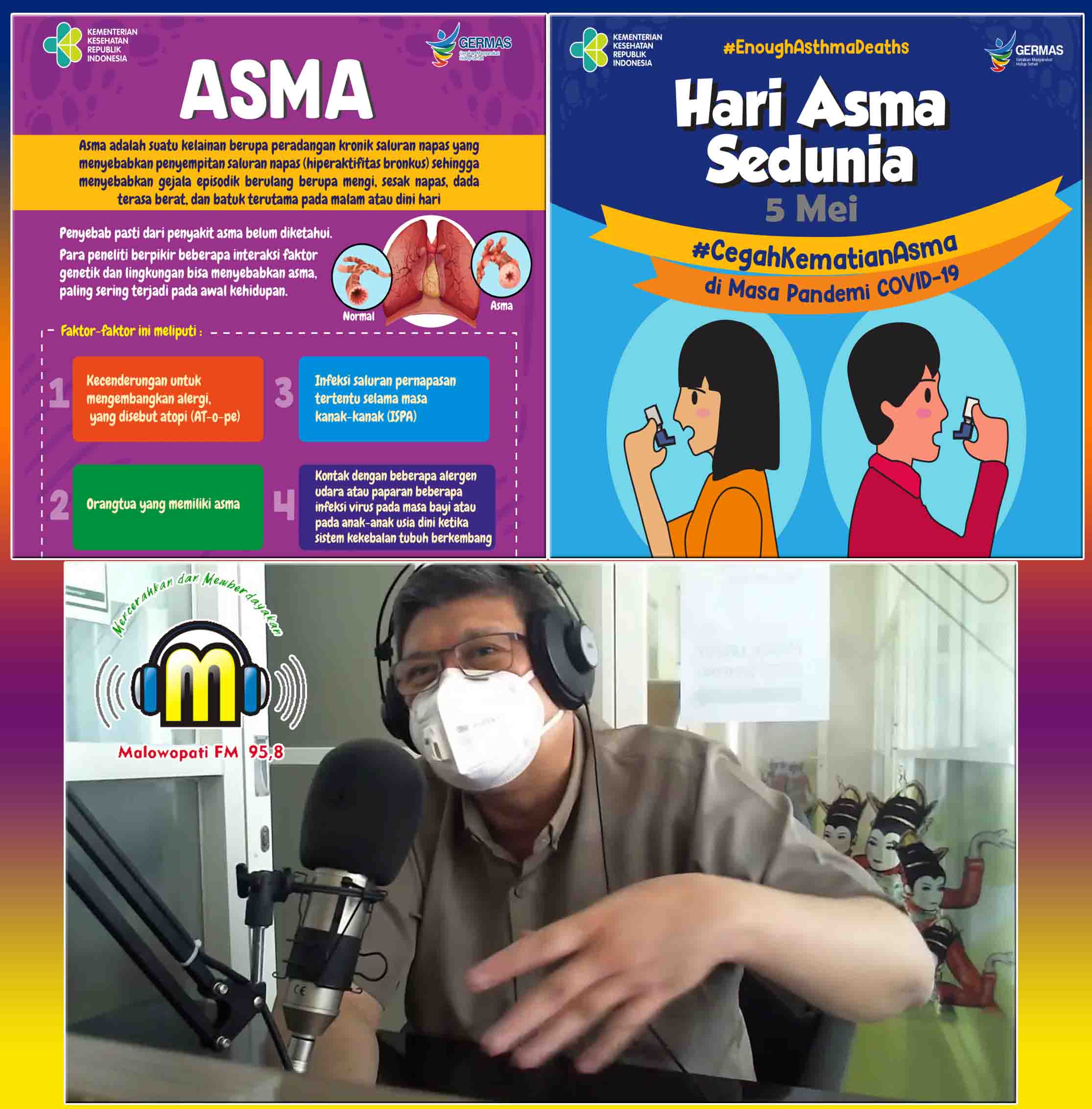 Ayo Mas Bro “Kenali & Antisipasi Asma di Masa Pandemi“ Bersama RSUD Sosodoro
