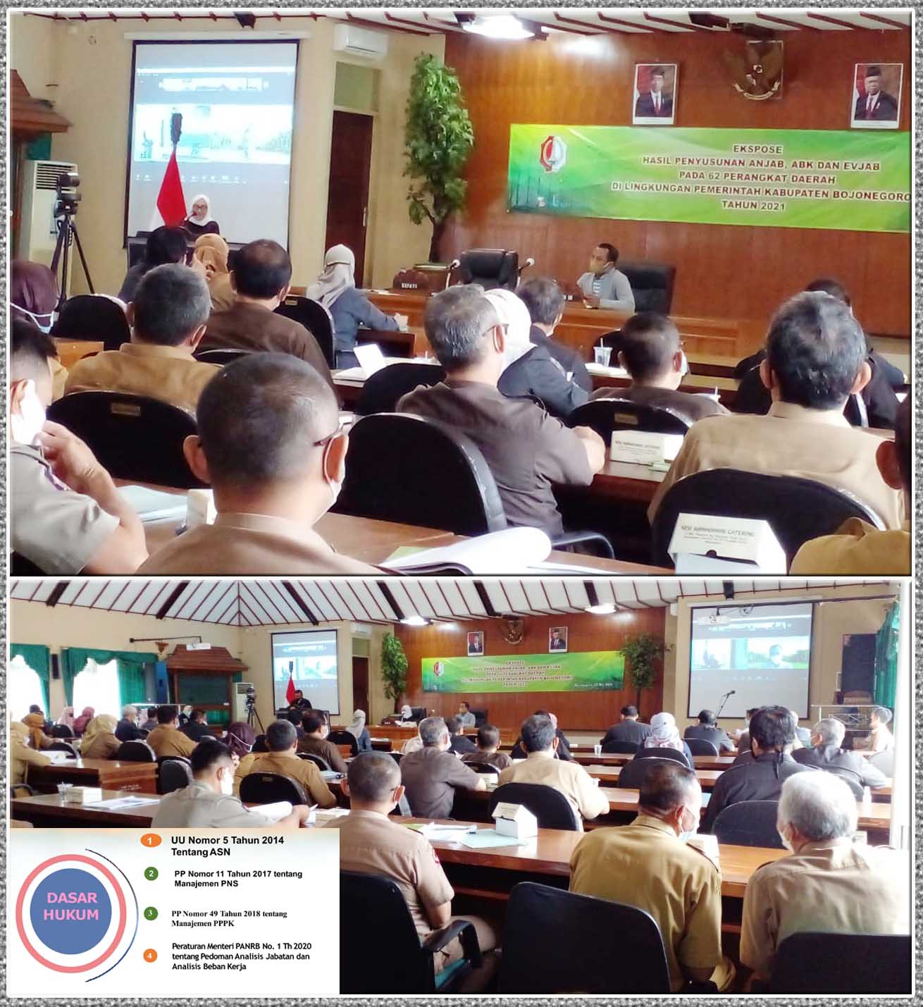 Pemkab Bojonegoro Expose Hasil Penyusunan Anjab, ABK, dan Evjab PNS 62 OPD
