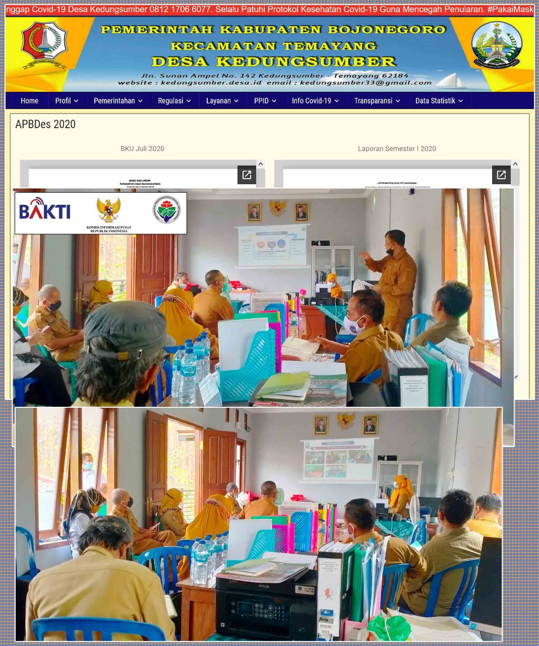 Pemkab Bojonegoro Matangkan Kesiapan Visitasi Apresiasi KIP Desa Kedungsumber