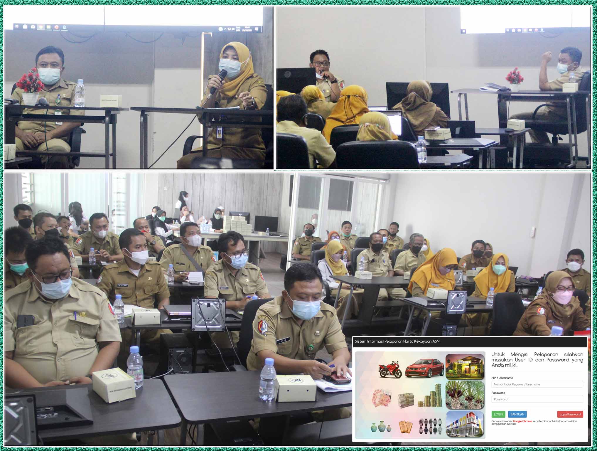ASN Dinas Kominfo Bojonegoro Ikuti Bimtek Sistem Informasi Pelaporan Harta Kekayaan