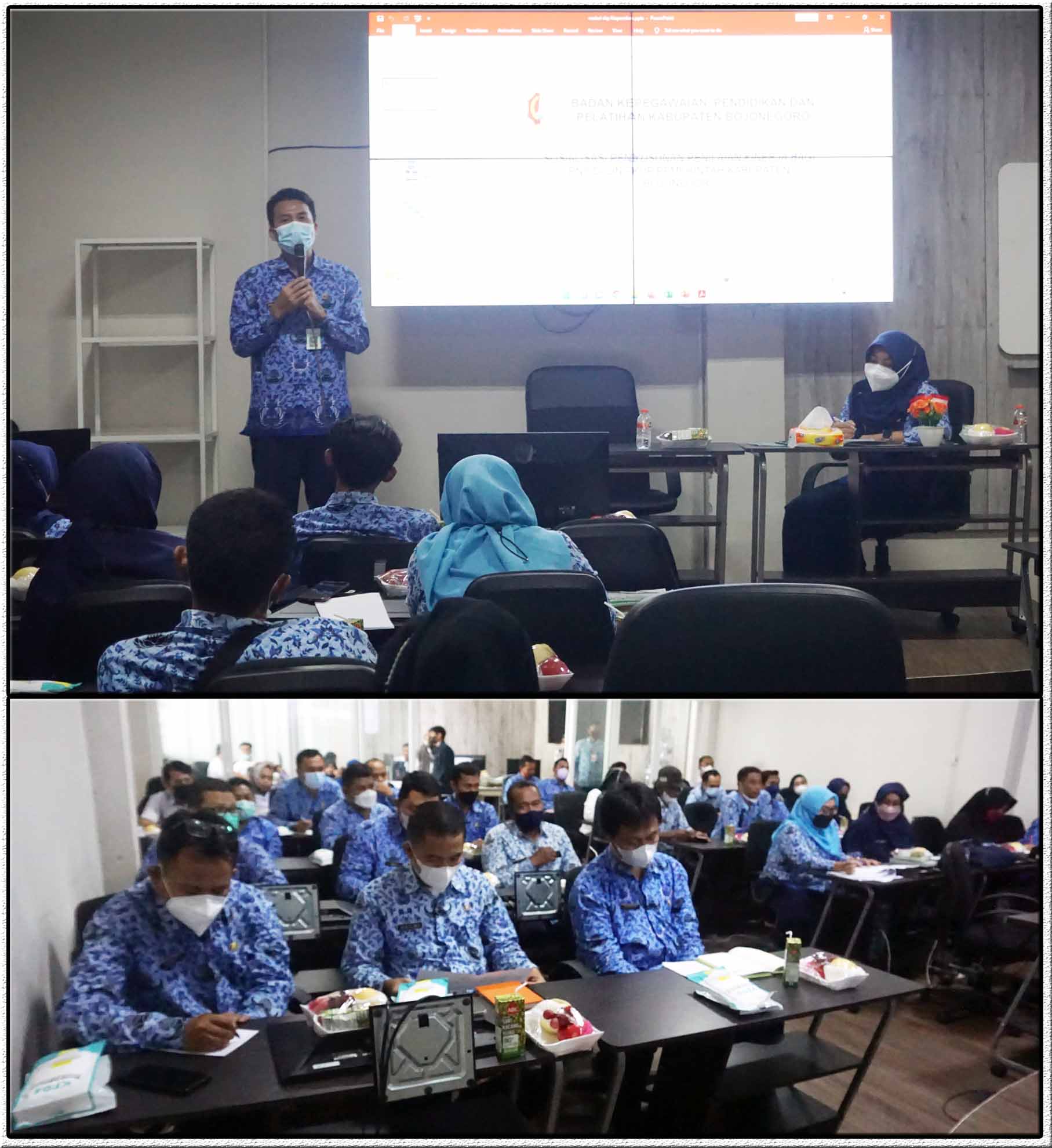 Dinas Kominfo Bojonegoro Evaluasi Kinerja 2021 dan Adakan Bimtek Penyusunan SKP 2022