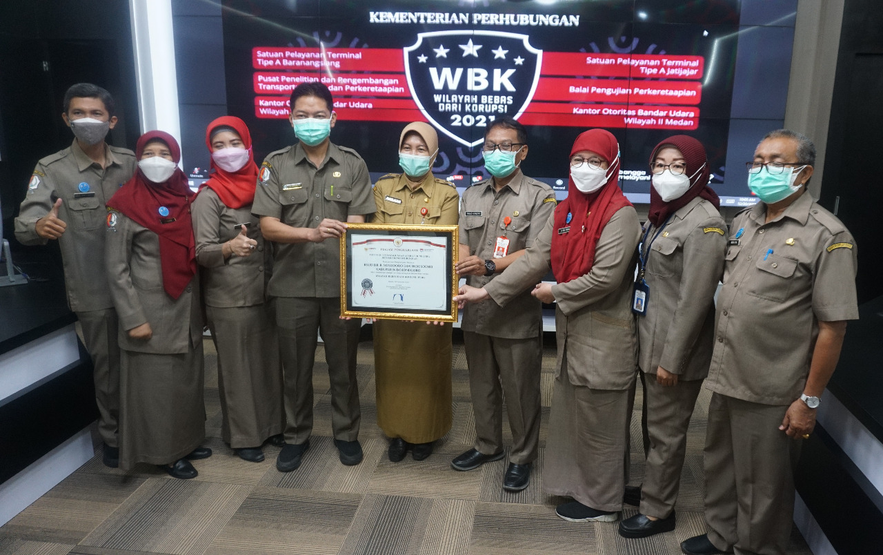 Dishub dan RSUD Bojonegoro Berhasil Raih Predikat ZI WBK dari Kemenpan RB