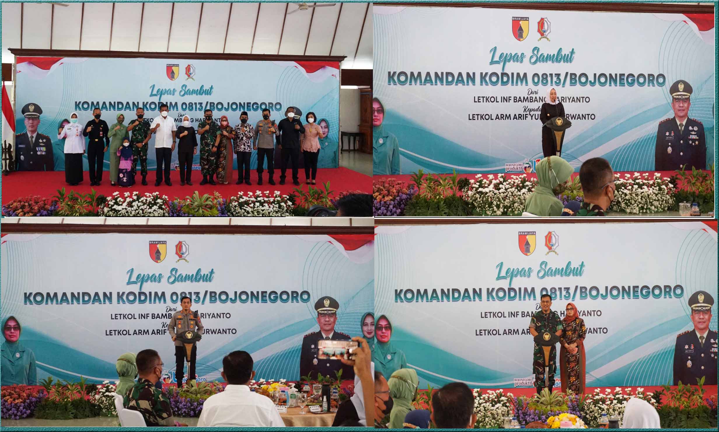 Tingkatkan Sinergitas Forkopimda, Pemkab Bojonegoro Gelar Lepas Sambut Komandan Kodim 0813 dan Kapol