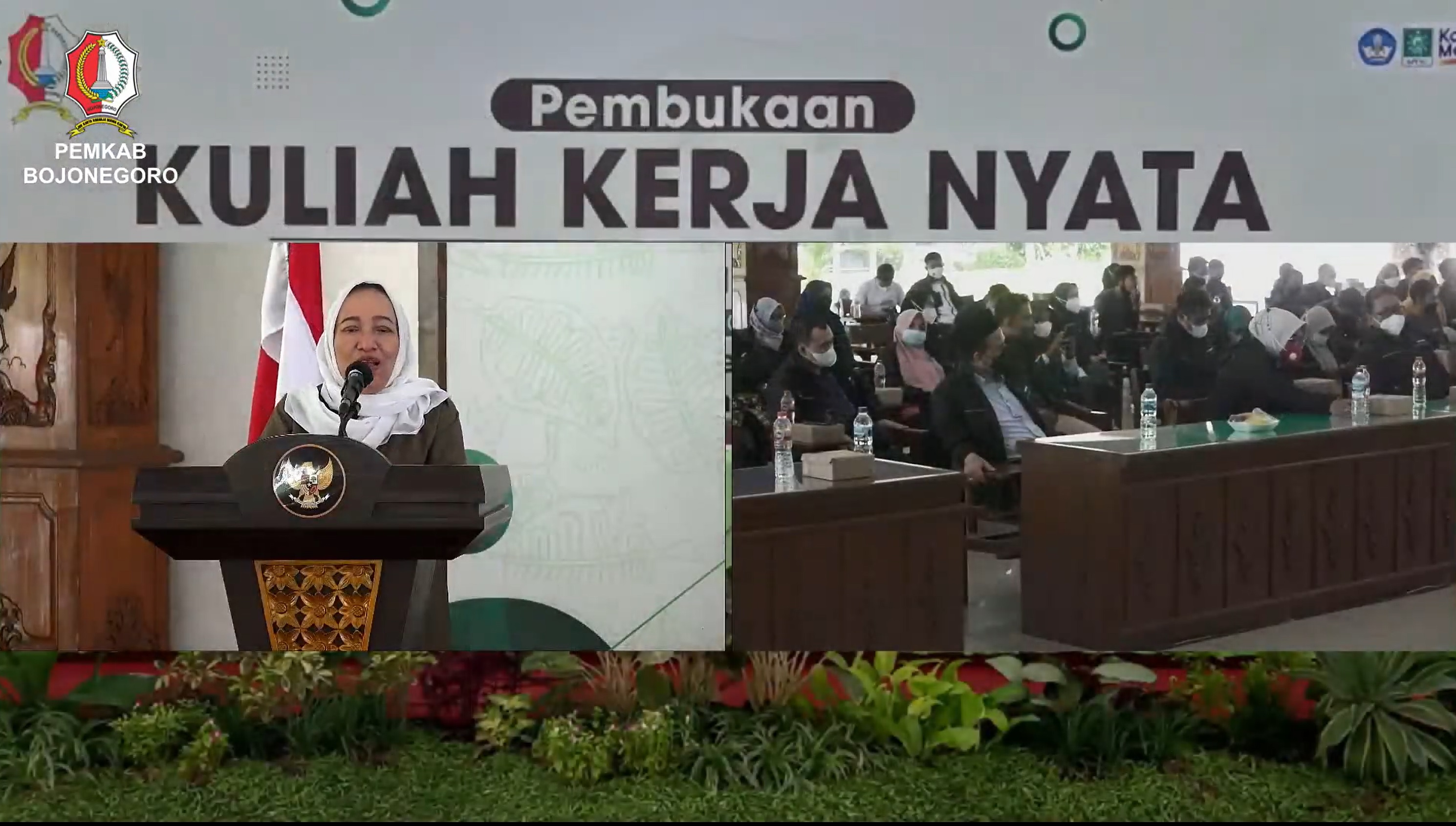 Pembukaan KKN UNU Sunan Giri, Bupati Bojonegoro Yakin Bojonegoro Mampu Menjadi Pusat Studi