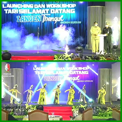 Pemkab Bojonegoro Launching Tari Selamat Datang “Langen Thengul”