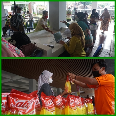 4.000 Liter Minyak Goreng Habis Terjual pada Operasi Pasar Murah di Pasar Wisata