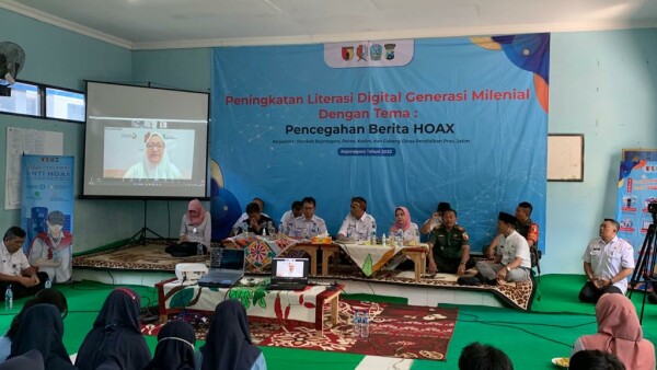 Cerdas Bermedia Sosial, Kominfo Bojonegoro Gelar Sosialisasi Tangkal Hoax