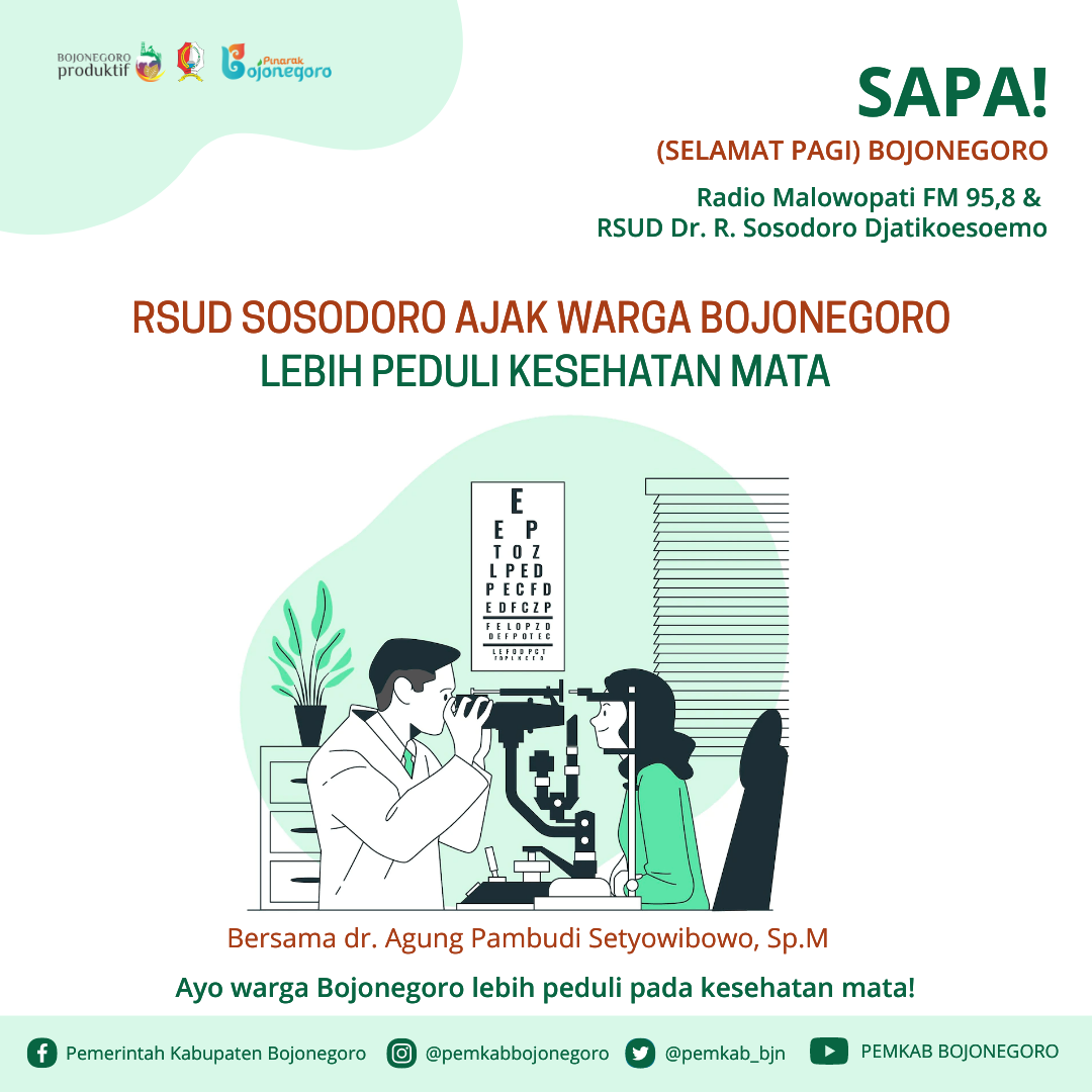 RSUD Sosodoro Ajak Warga Bojonegoro Lebih Peduli Kesehatan Mata