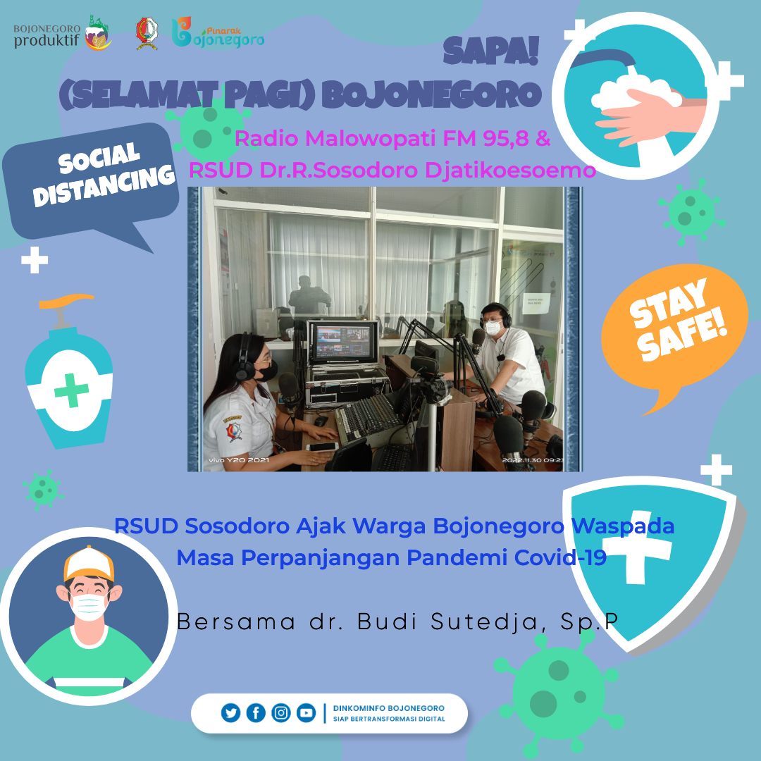 RSUD Sosodoro Ajak Warga Bojonegoro Waspada Masa Perpanjangan Pandemi Covid-1