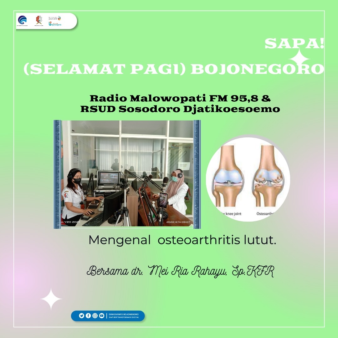 RSUD Sosodoro Ajak Warga Bojonegoro Waspadai Osteoarthritis