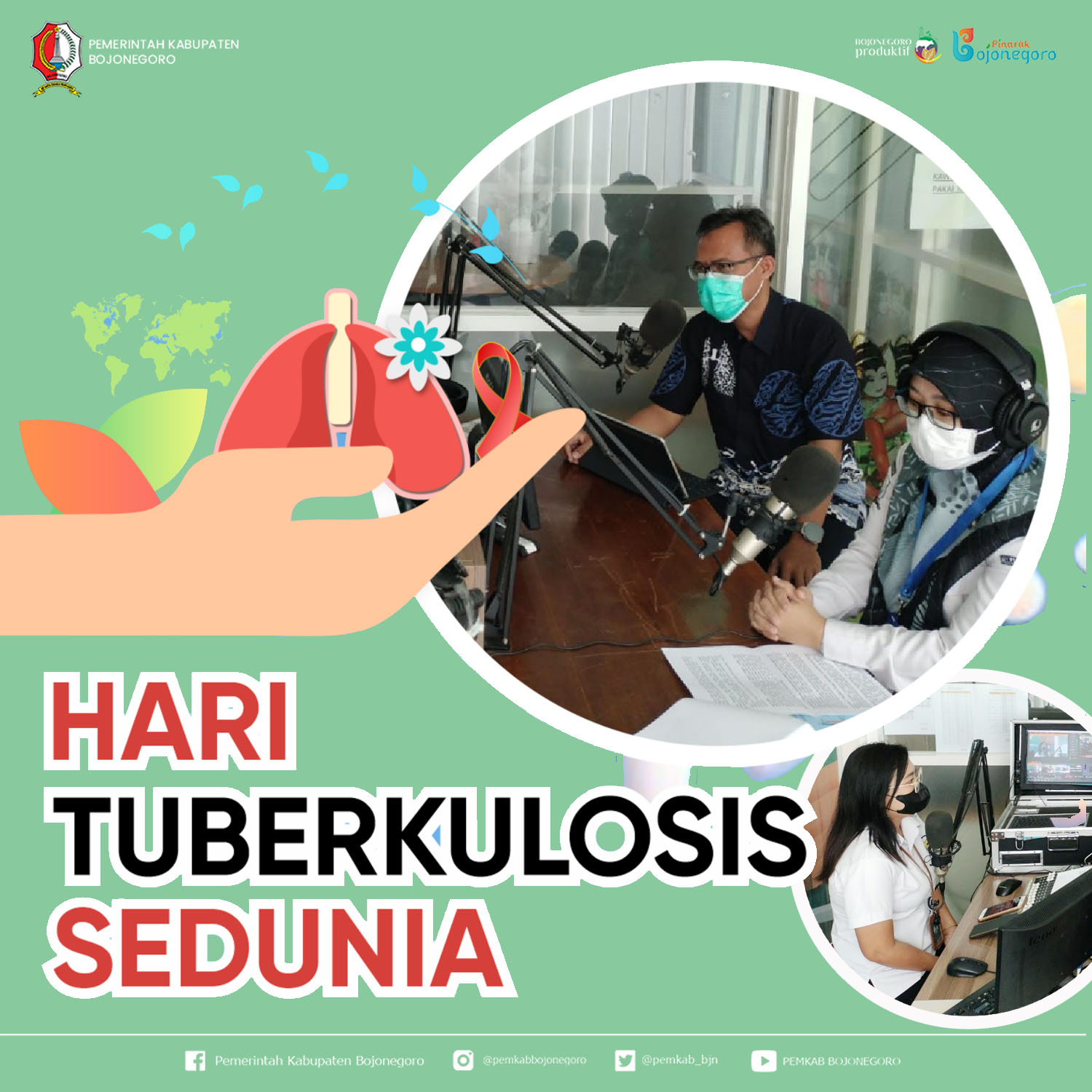 Lewat SAPA! Malowopati FM, Pemkab Bojonegoro Ajak Warga Peringati Hari TBC Sedunia
