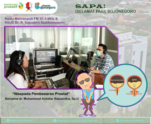 Lewat SAPA! Malowopati, Pemkab Bojonegoro Ajak Warga Cegah Gangguan Prostat