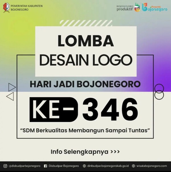 Pemkab Bojonegoro Akan Gelar Lomba Desain Logo HJB 346 Tema SDM Berkualitas Membangun Sampai Tuntas