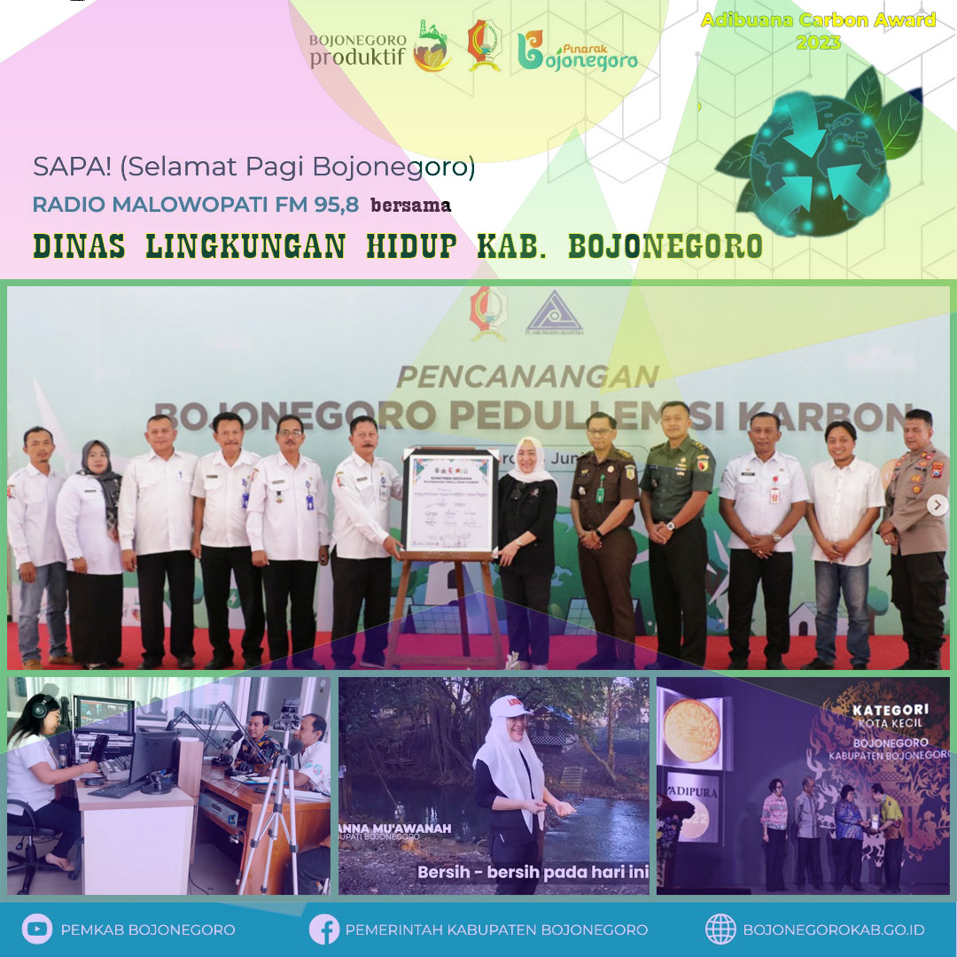 Wujudkan Program Hijaukan Bumi Segarkan Udara, Pemkab Bojonegoro Ajak Warga Peduli Lingkungan