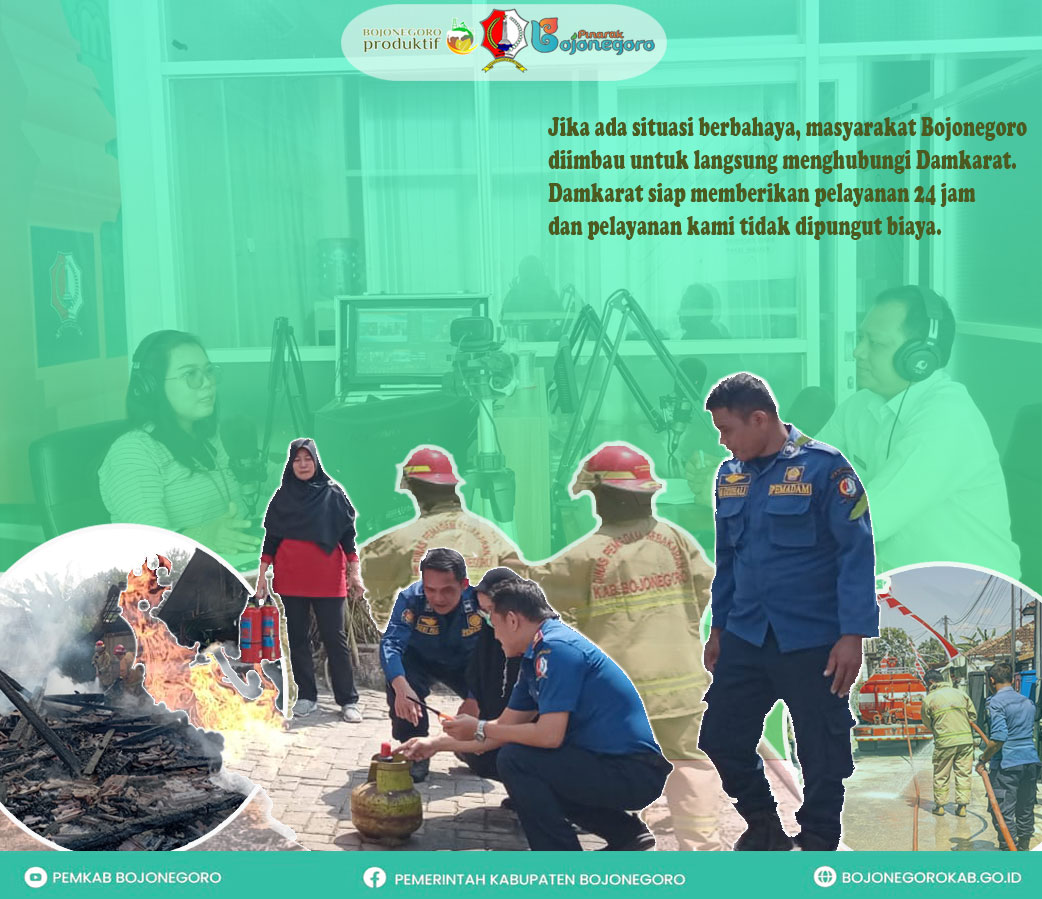 Warga Beri Semangat Atas Kesiagaan Tim Damkarat Bojonegoro Tanggulangi Kebakaran