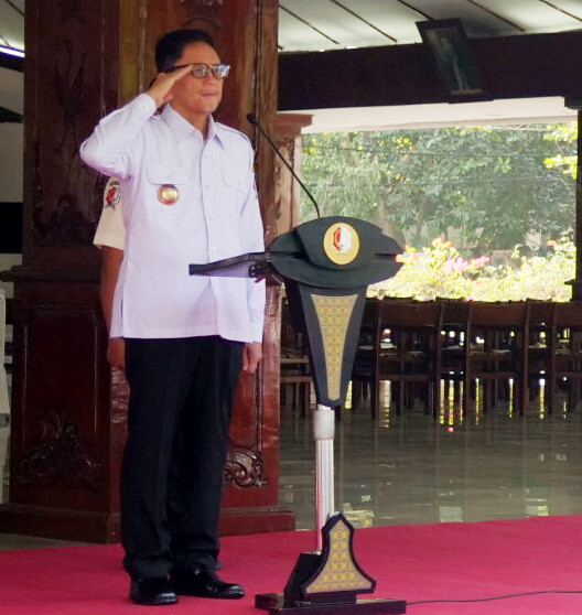 Pimpin Apel Pagi, Pj Bupati Bojonegoro Ajak Pegawai Fokus Penanganan Kemiskinan & Kebencanaan