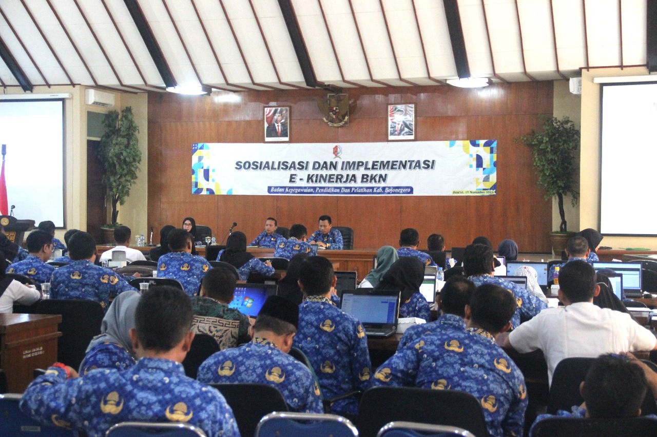 Pemkab Bojonegoro Gelar Sosialisasi E-Kinerja, Tingkatkan Kompetensi ASN
