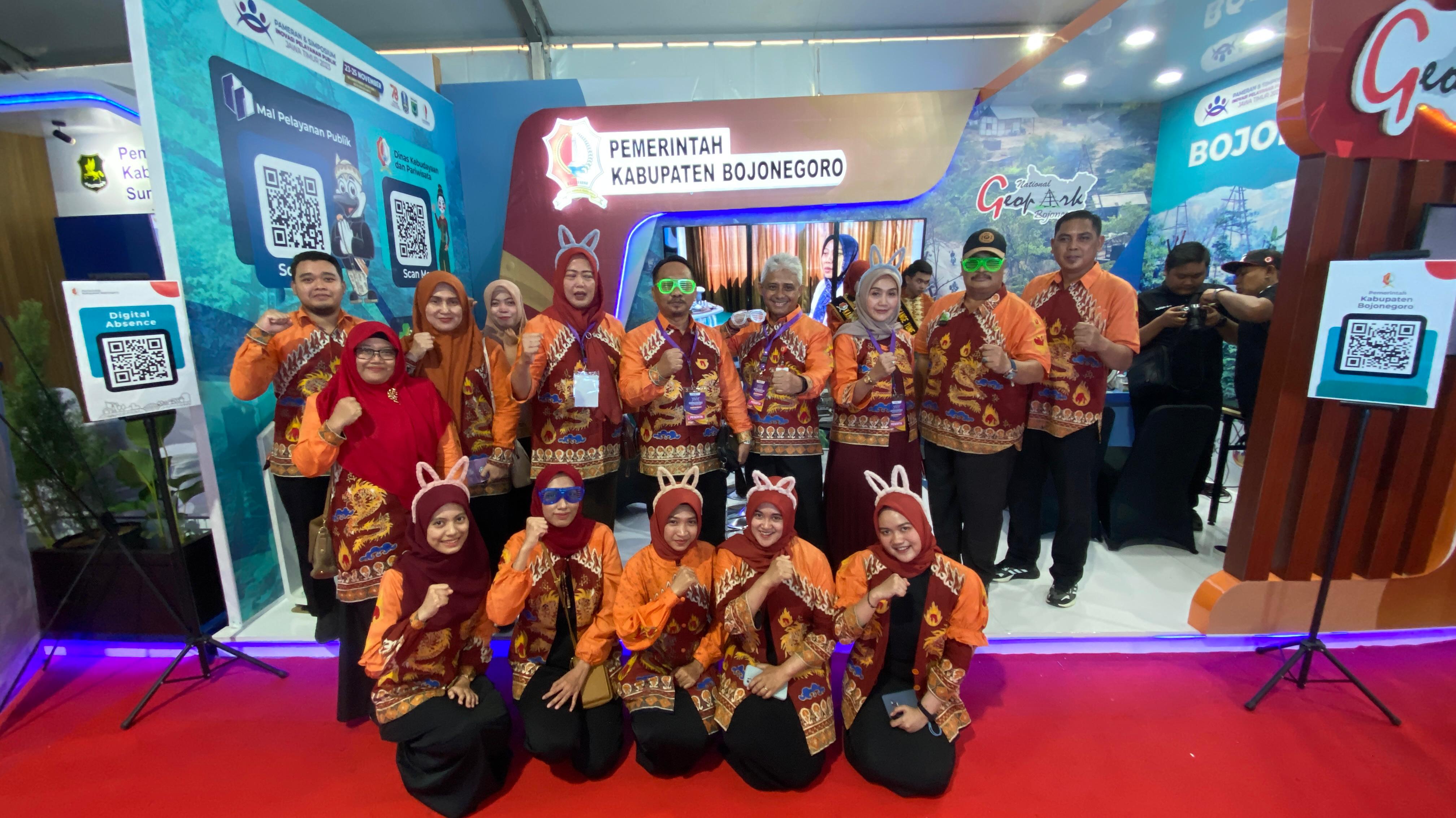 Pemkab Bojonegoro Ikuti Pameran Inovasi Pelayanan Publik Jatim, Tingkatkan Kualitas Layanan