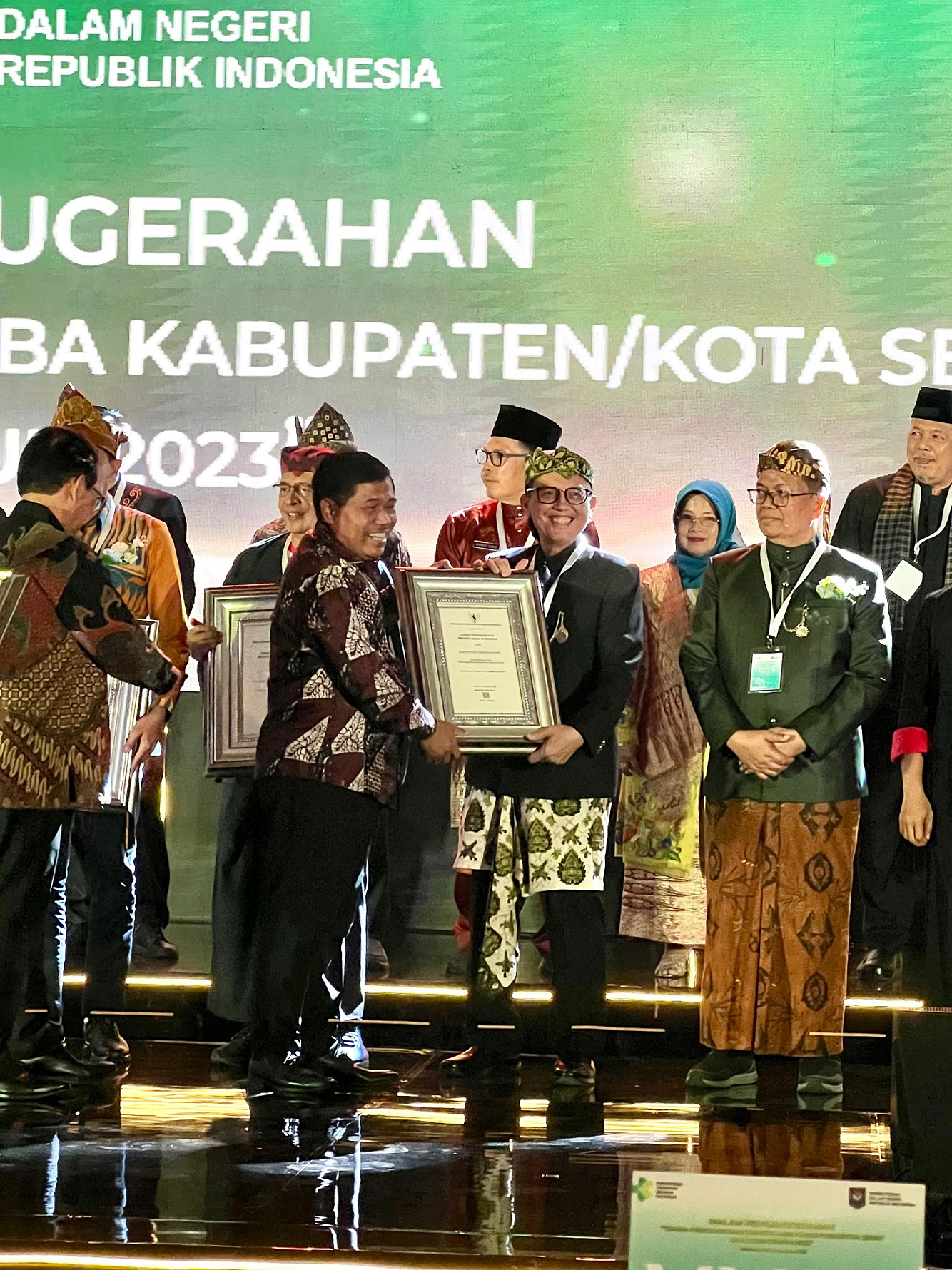 Bojonegoro Raih Penghargaan Kabupaten Swasti Saba Wiwerda 2023, Wujudkan Masyarakat Sehat